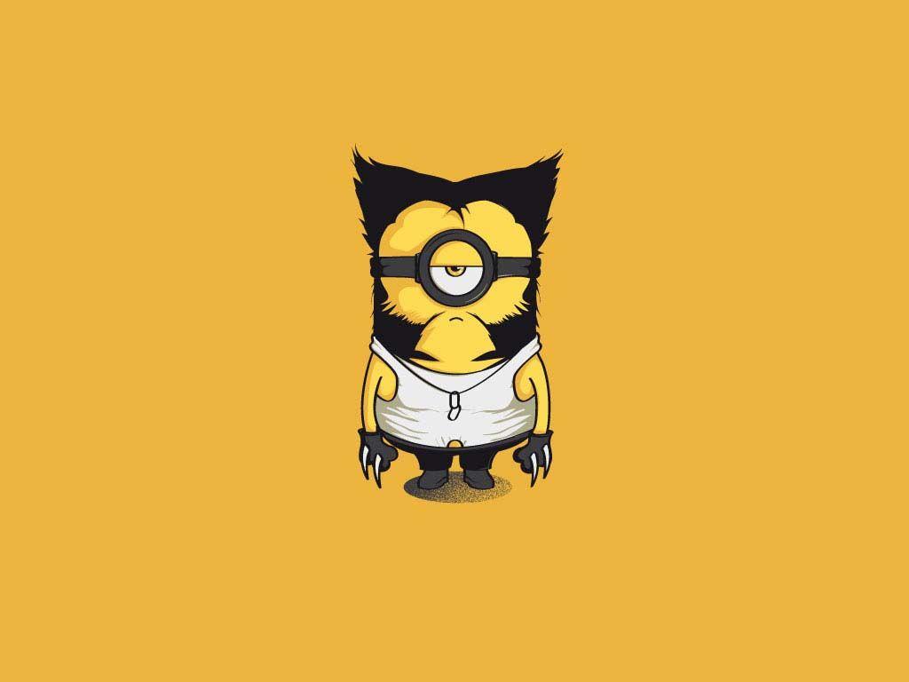 1024x768 Marvel Minions, X Men Minions Wallpaper