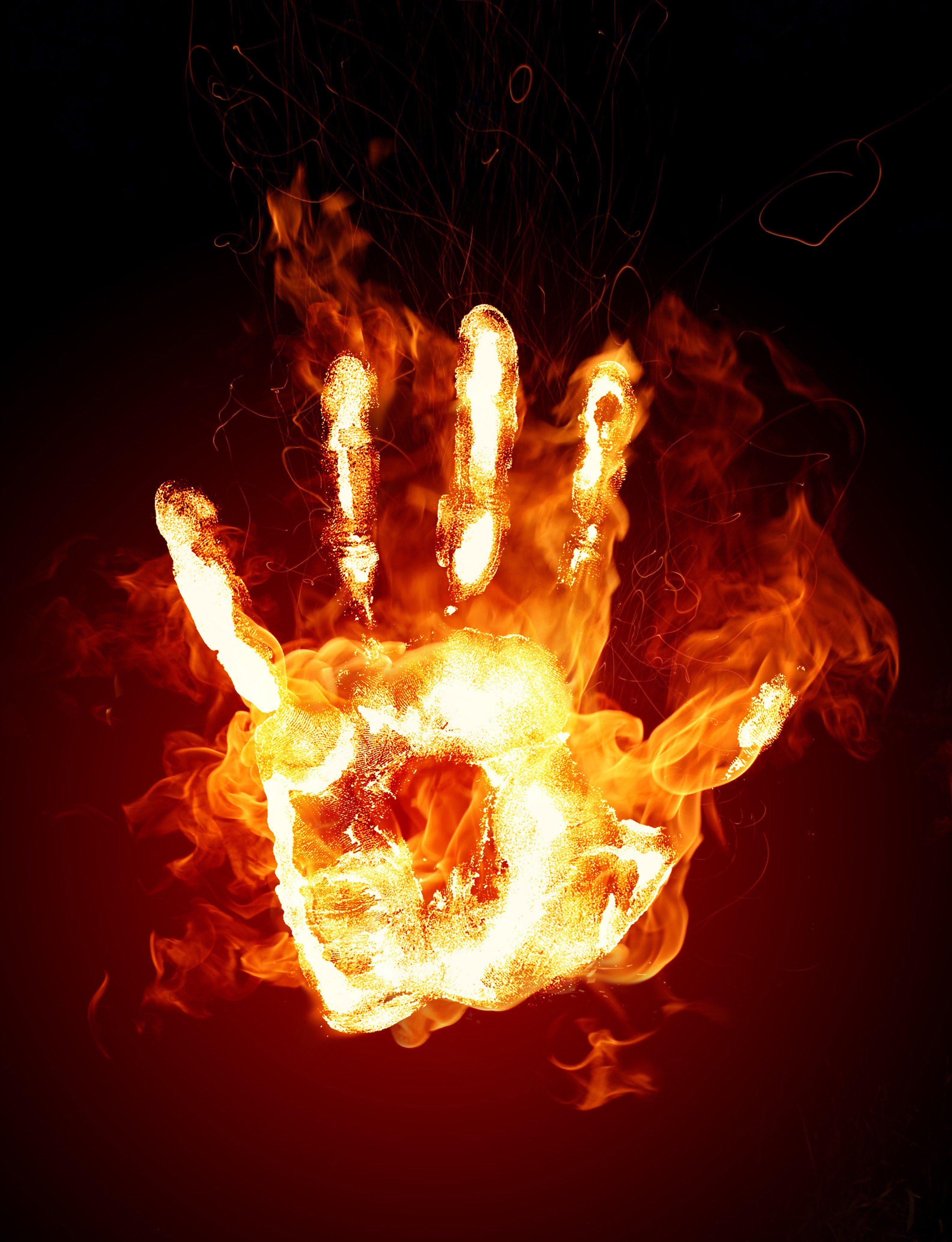3169x4134 fire, Hand, Handprints Wallpaper HD .