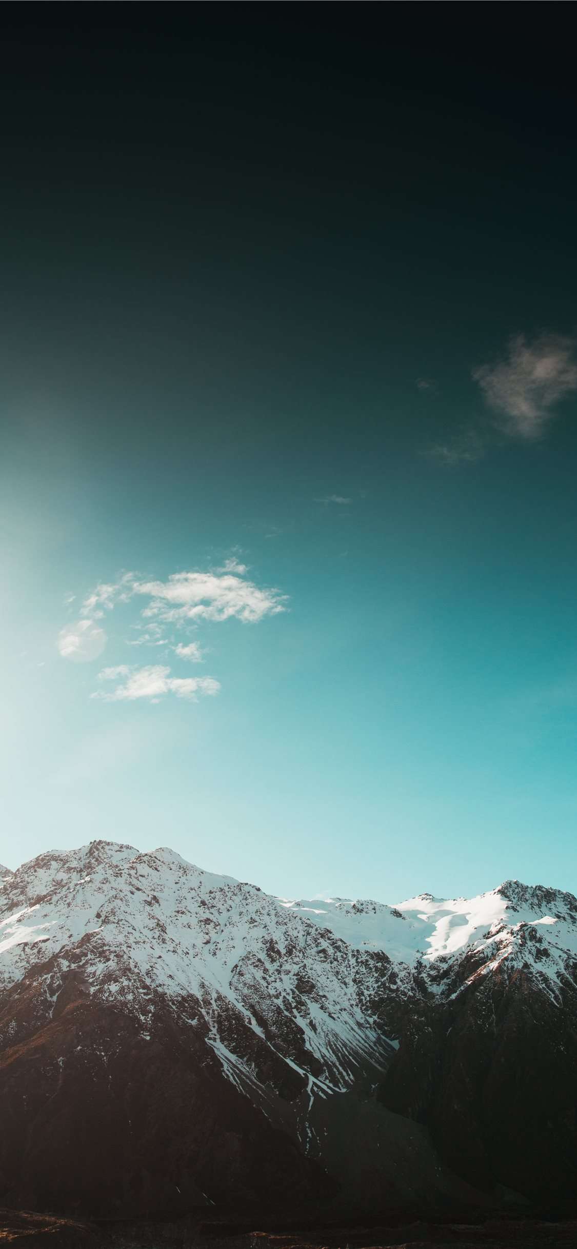 1125x2436 Black Mountain iPhone Xr Wallpaper