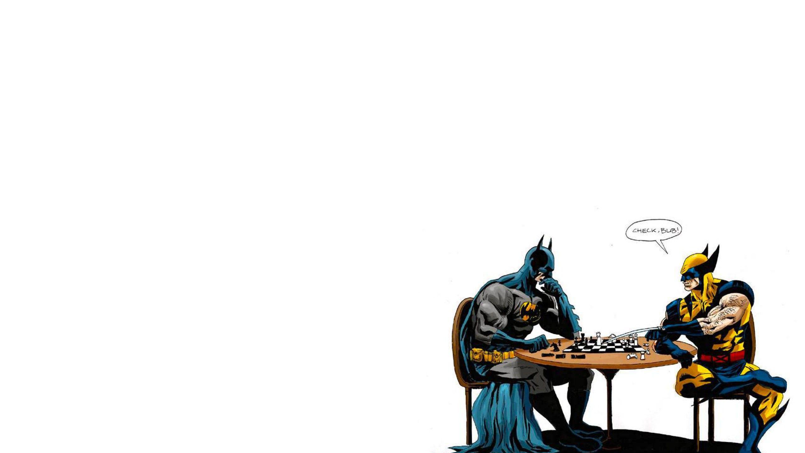 2560x1440 Batman Vs Wolverine wallpaper