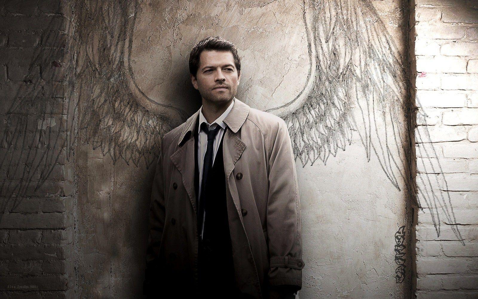 1600x1000 Supernatural Castiel Wallpaper .