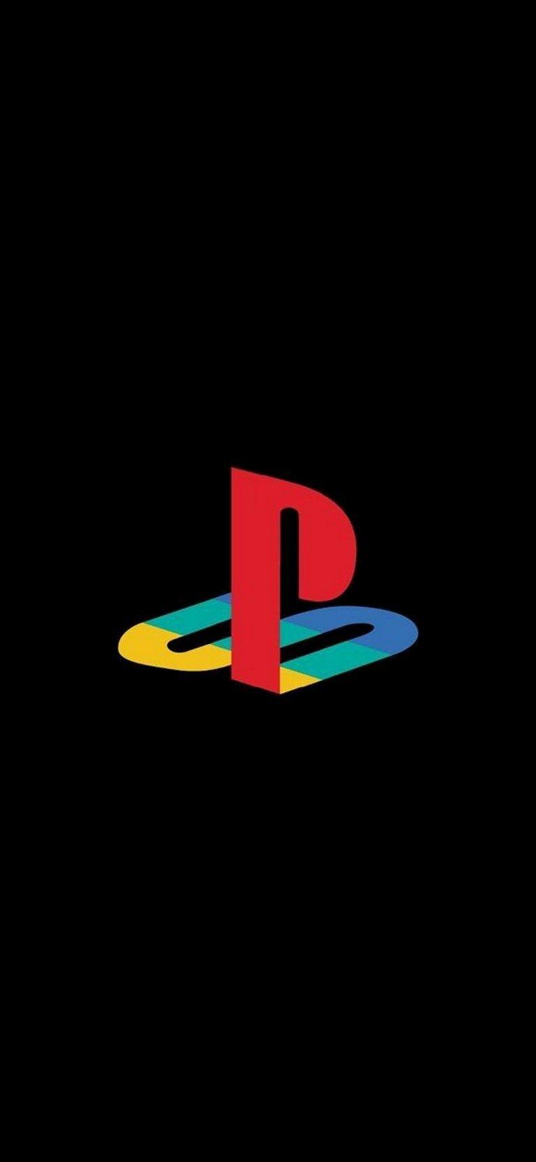 768x1664 PlayStation Dark Black Android Phone 4K .