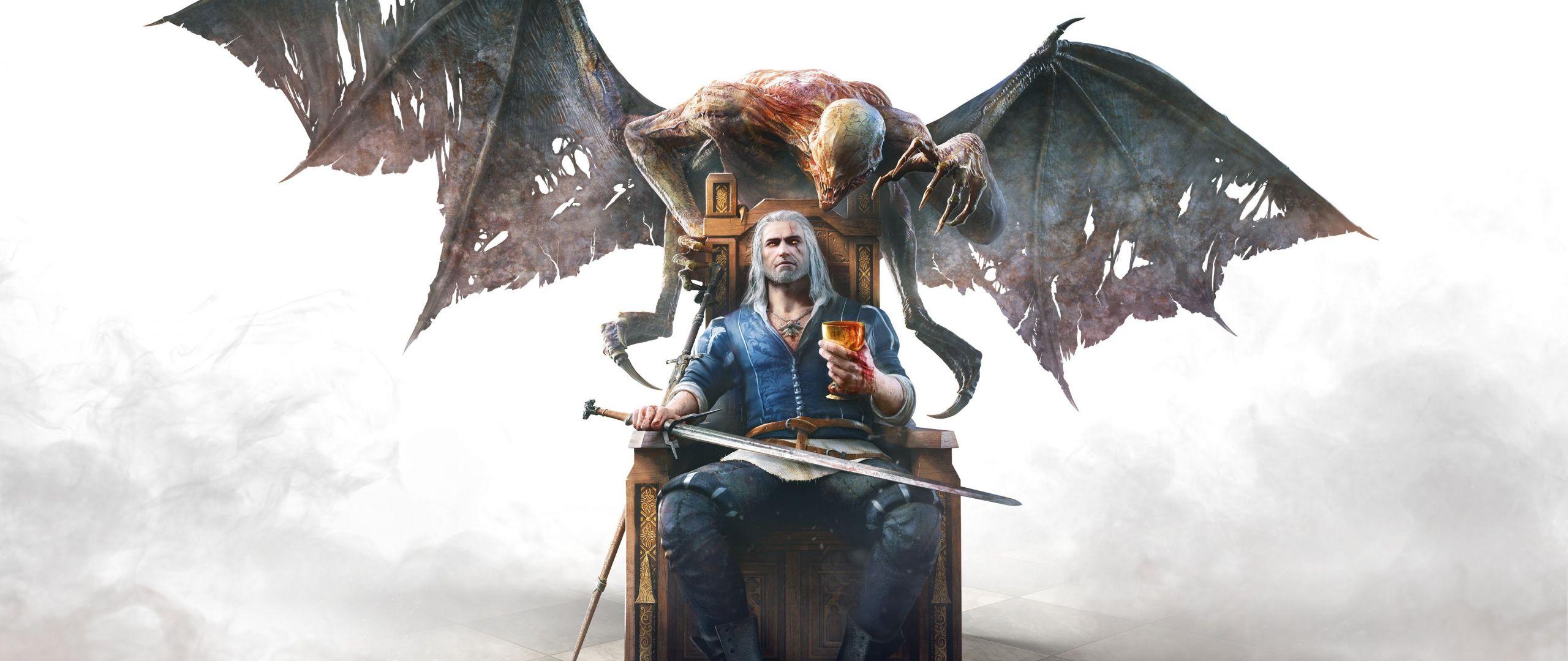 2560x1080 wild hunt, warrior, game, dual wide .