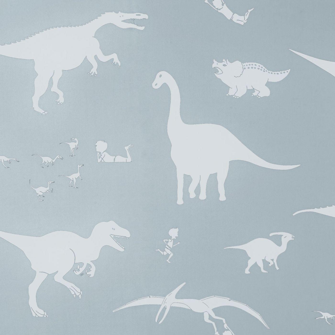 1400x1400 China Blue Dinosaur Wallpaper Samples .paperboywallpaper.co.uk · In stock