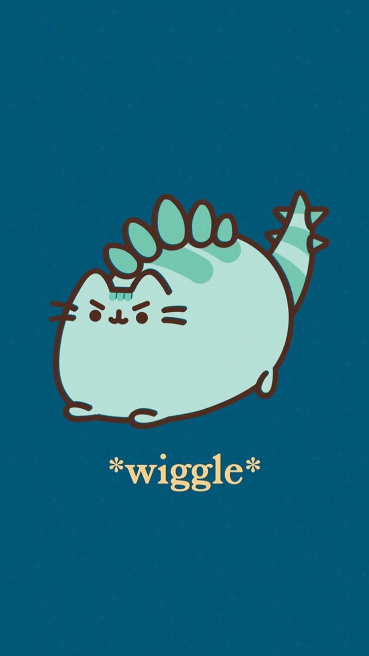 750x1334 iPhone wallpaper cat, Dinosaur pusheen .at