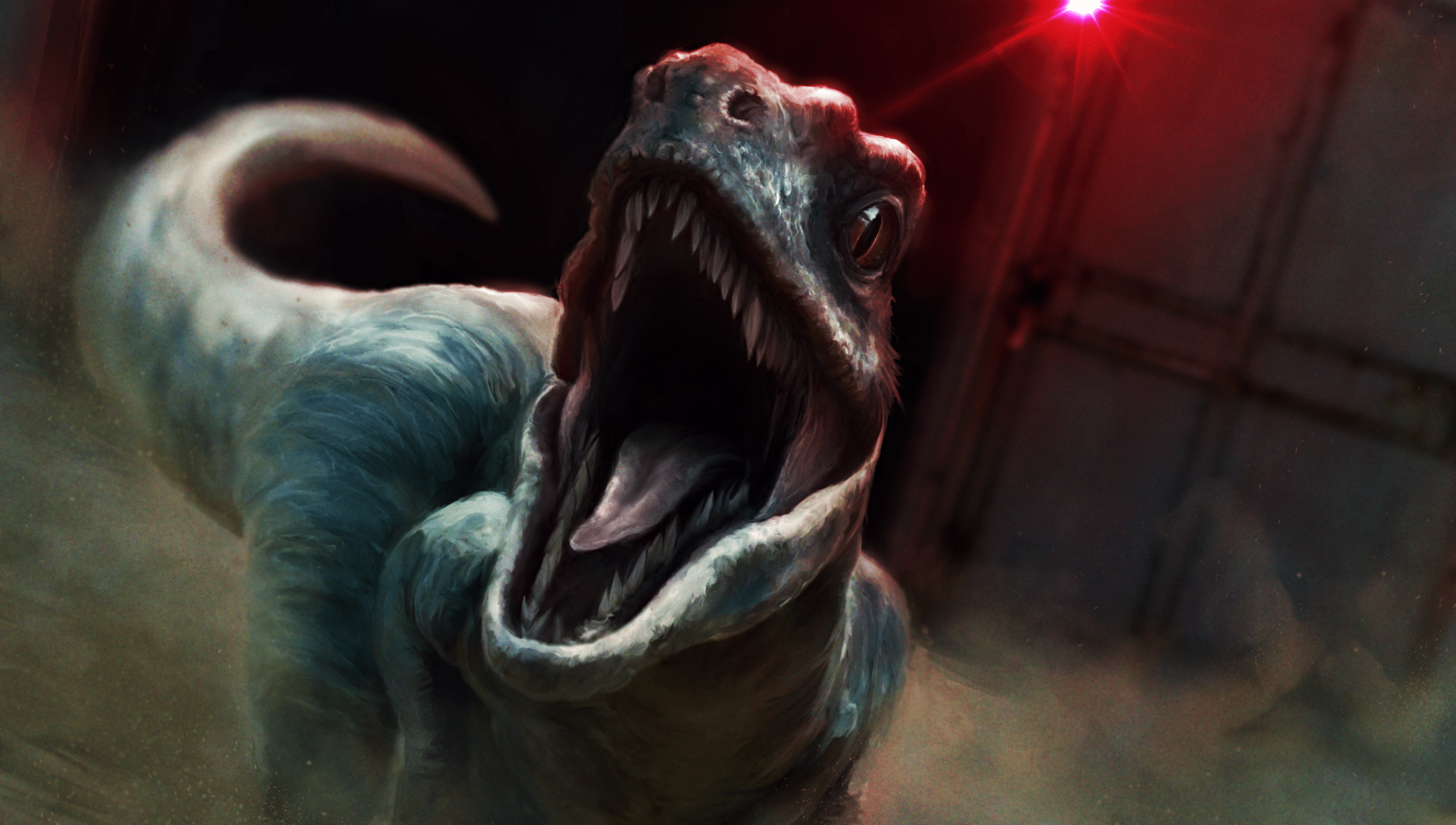 3000x1700 Velociraptor Wallpaper on .