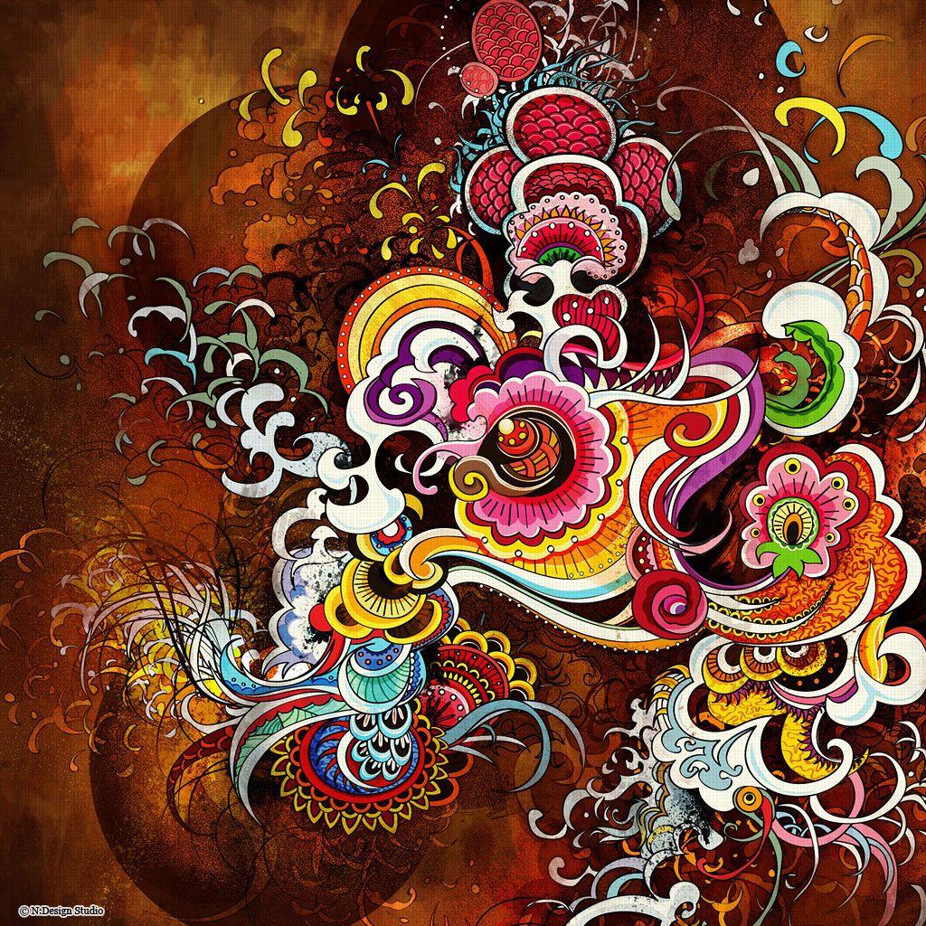 1024x1024 Ipad Background Japanese Art .cutommadedigitalart.