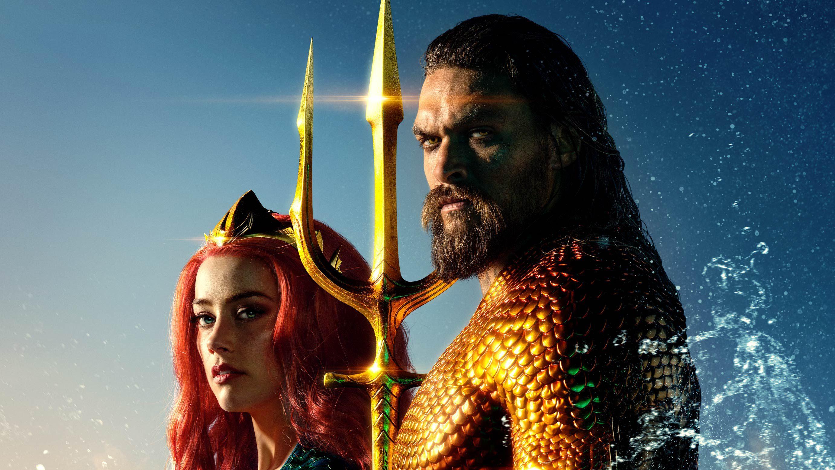 2764x1555 Amber Heard, Jason Momoa, Mera DC .