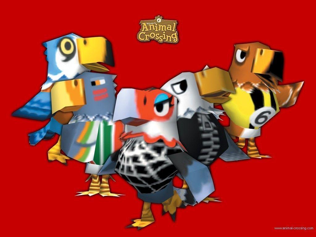 1024x768 Nintendo gamecube animal crossing birds .