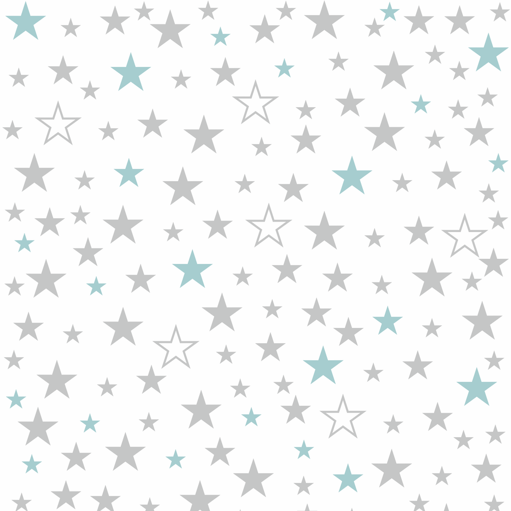 1024x1024 Pastel Grey And Teal 4 6 8 Cm Stars .dekoori.com · In Stock