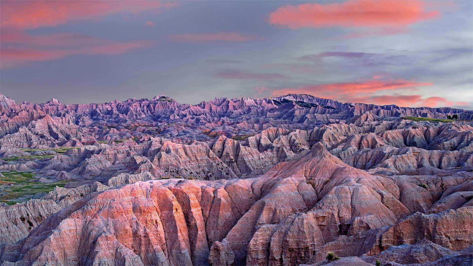 1920x1080 Badlands National Park, South Dakota .
