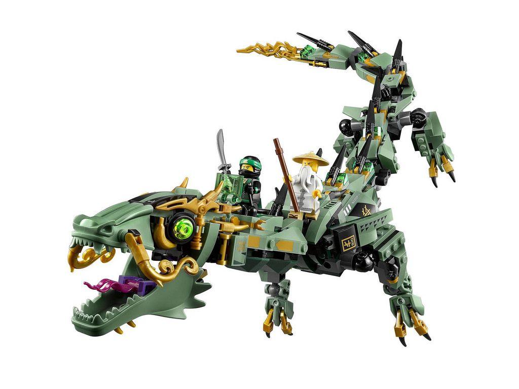 1024x768 Bộ phim LEGO Ninjago Green Ninja Mech Dragon.  Lego