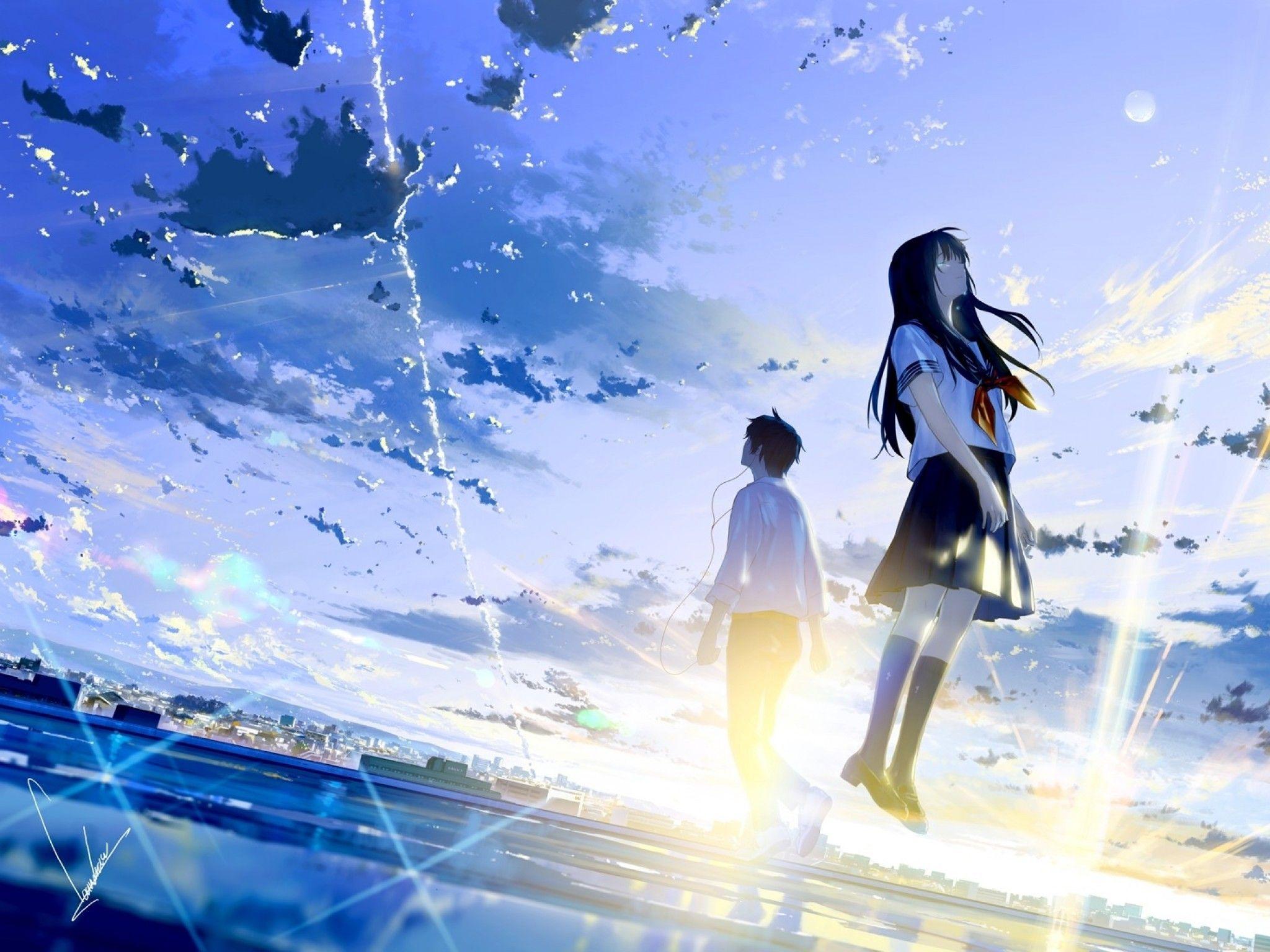 2048x1536 Download 2048x1536 Anime Couple, Crying .