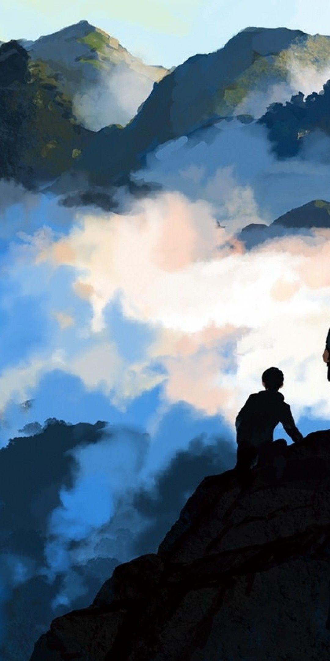 1080x2160 Download 1080x2160 Anime Landscape .