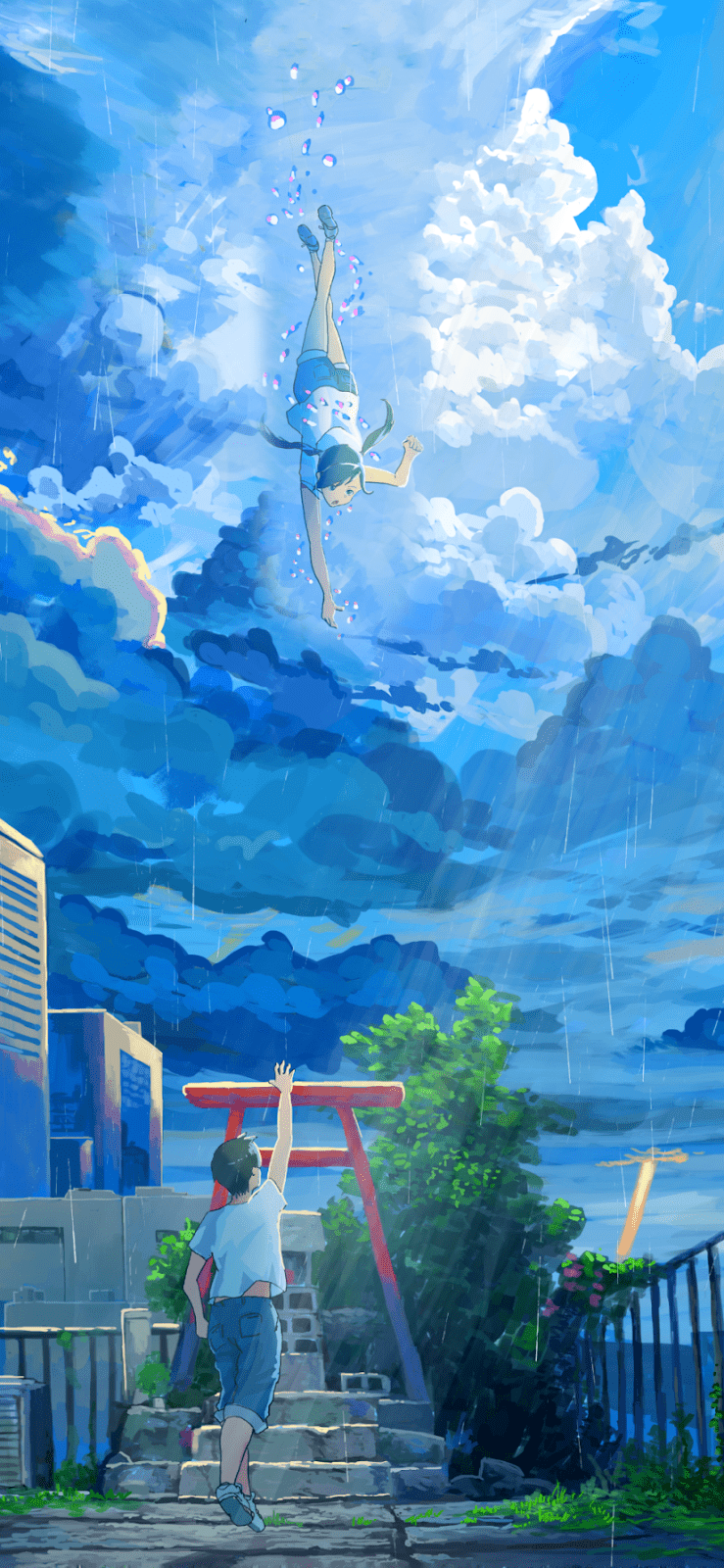 739x1600 Hina Amano, Hodaka Morishima mobile .ph