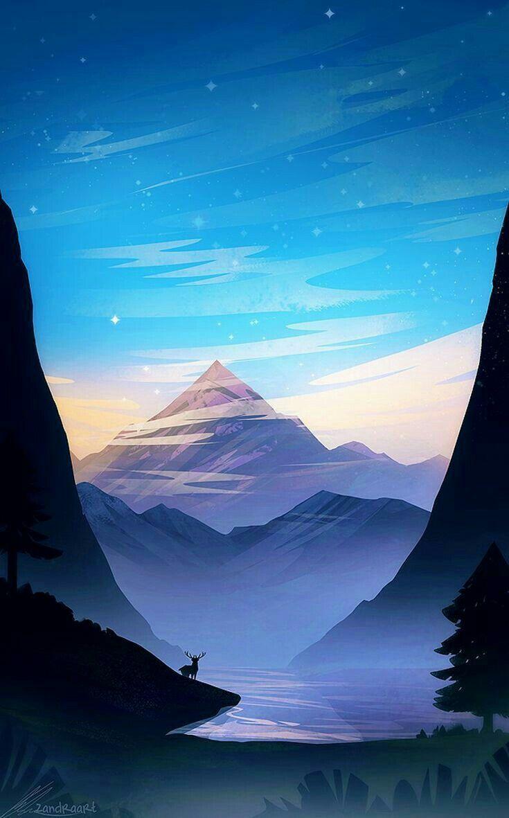 735x1181 Anime Nature Wallpaper