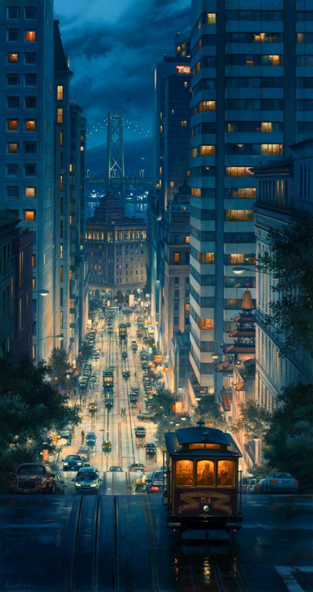 1015x1920 Anime Scenery City Unique Anime City .