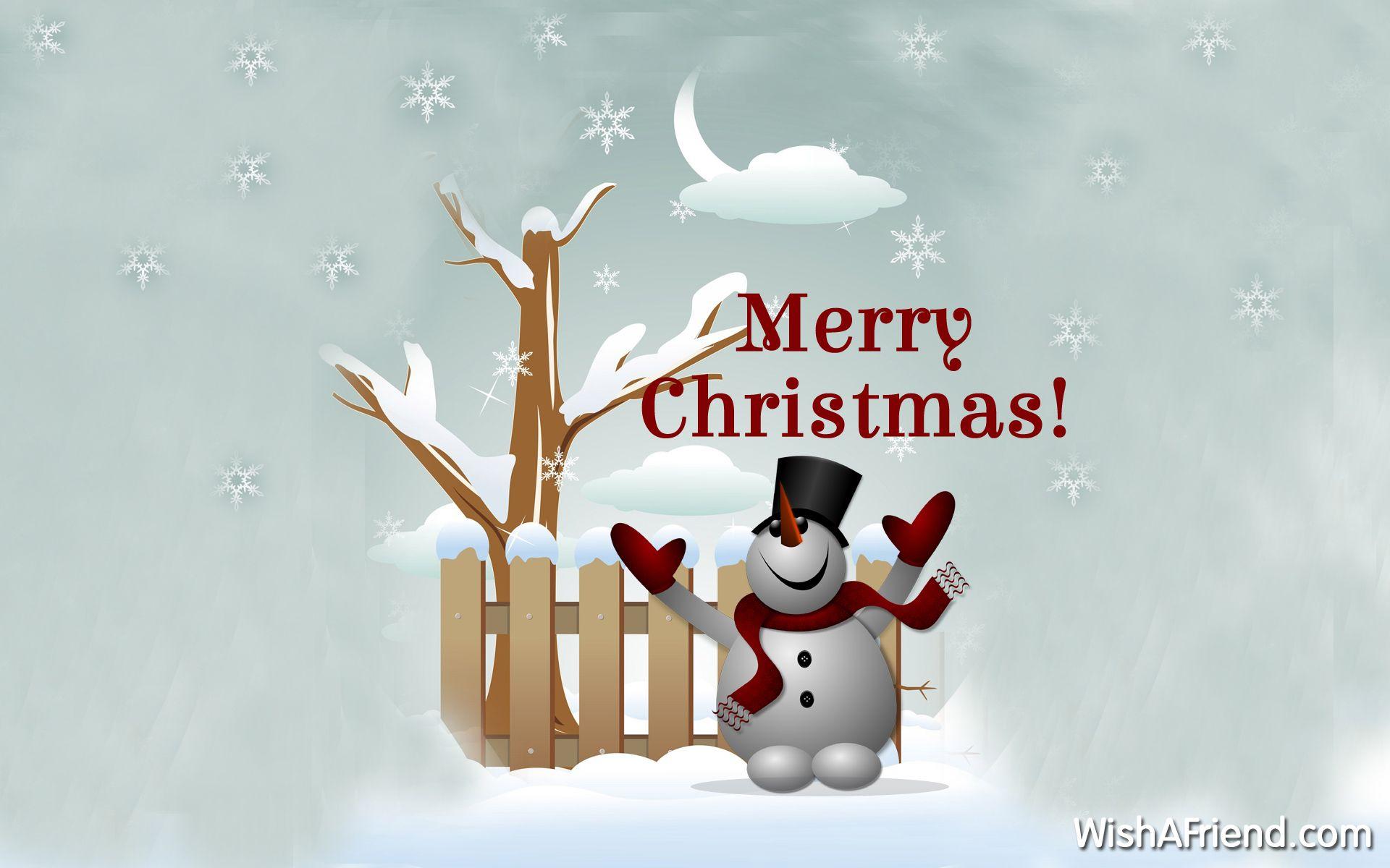 1920x1200 Christmas Snowman