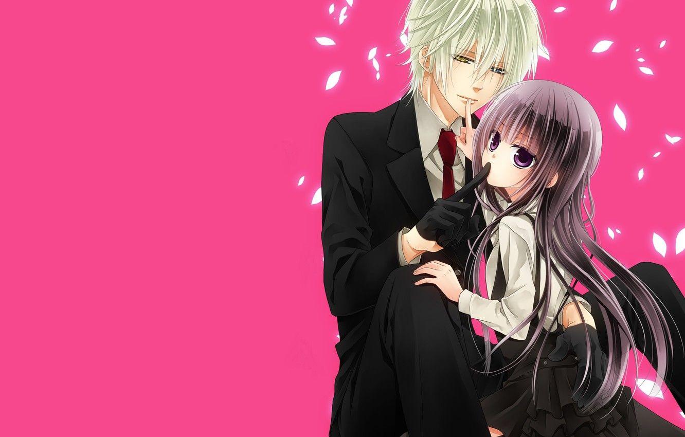 1332x850 Wallpaper girl, romance, guy, Inu X .anime.