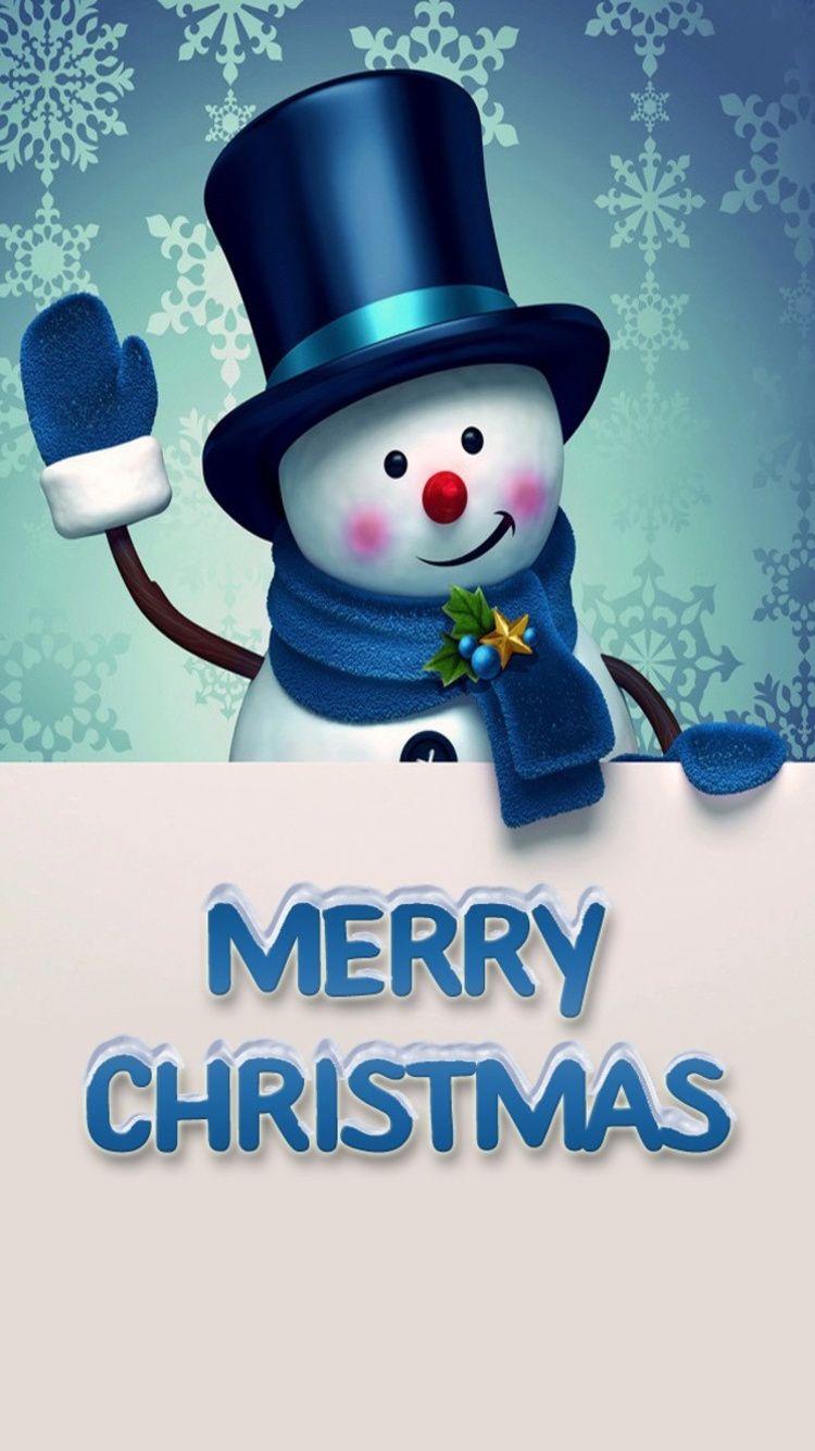 750x1334 Free Snowman