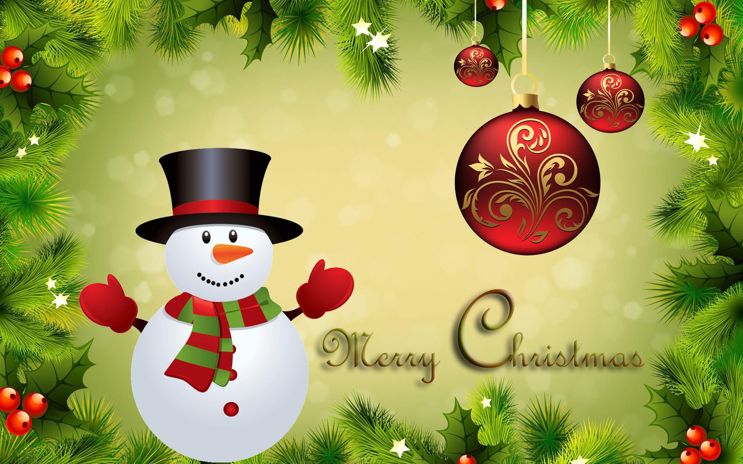 2560x1600 Cute Christmas Wallpaper HD .