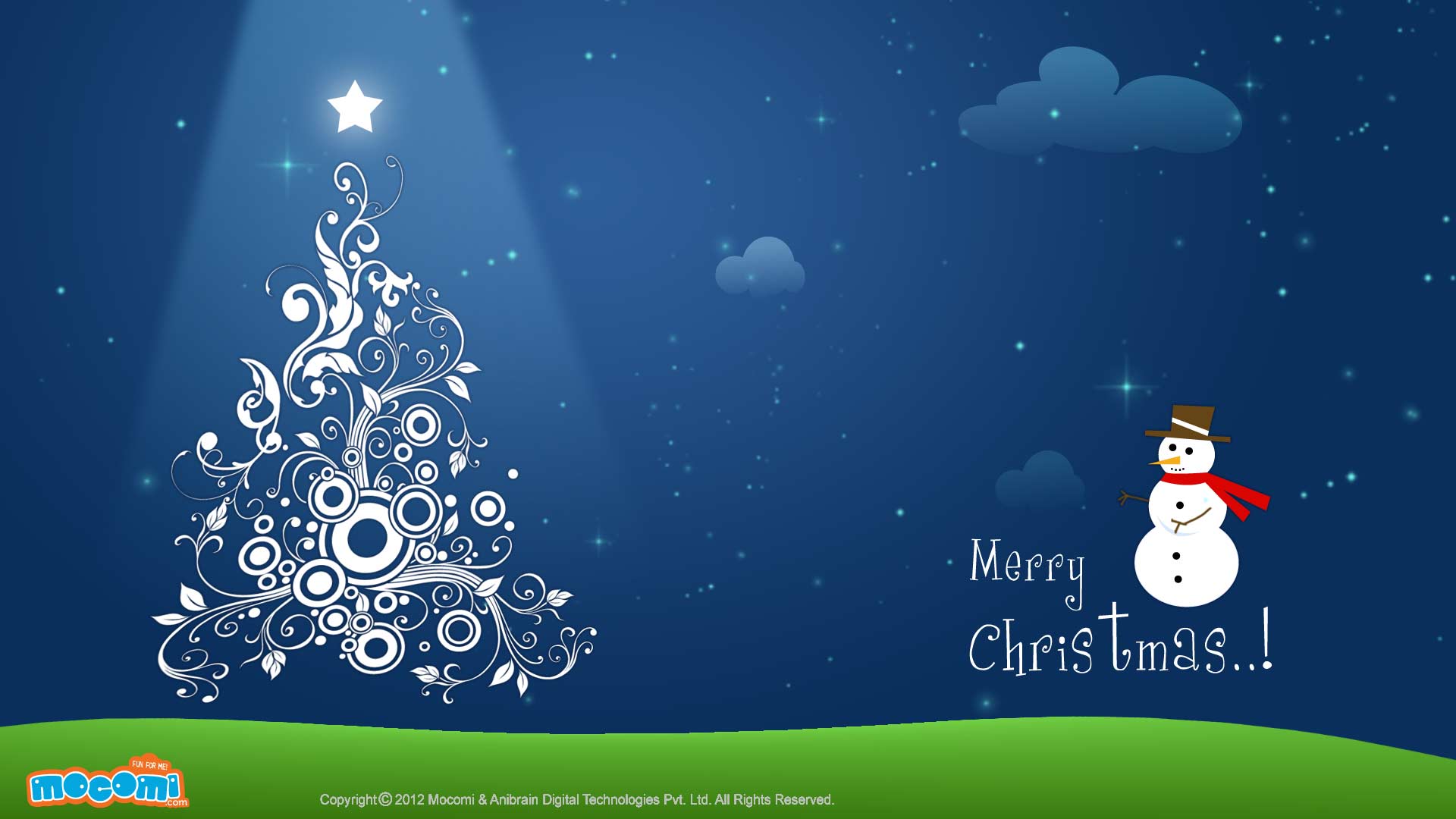 1920x1080 Merry Christmas Snowman and Christmas .