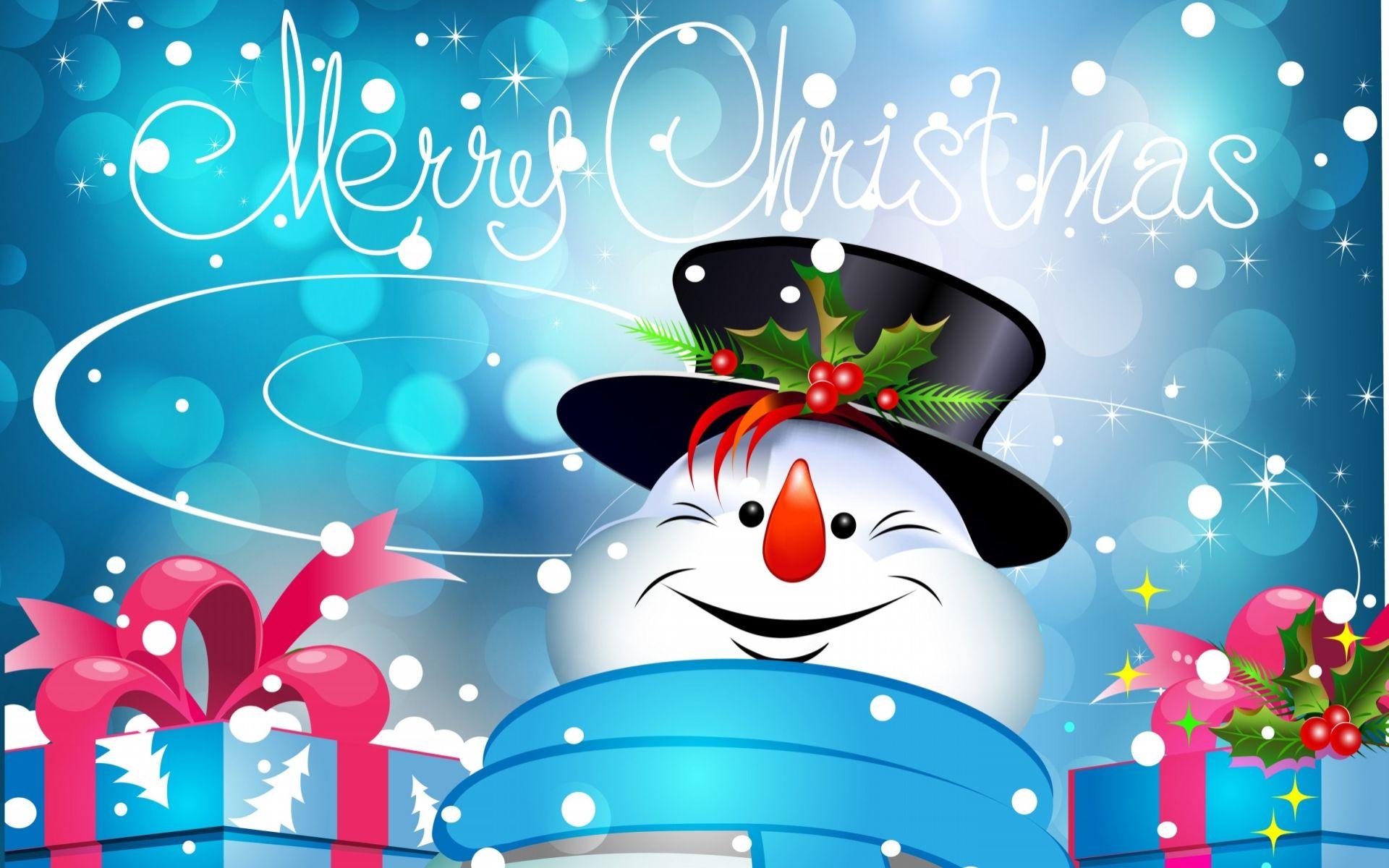 1920x1200 Christmas Merry Christmas Snowman .
