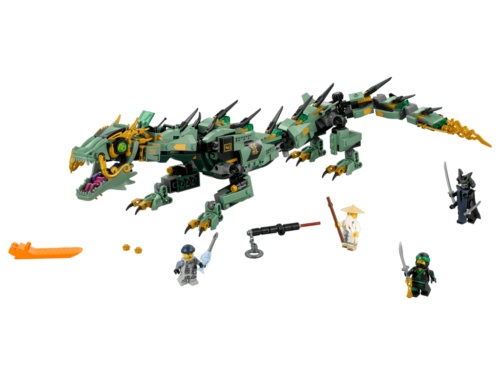 1024x768 LEGO® NINJAGO® Movie ™ Green Ninja Mech Dragon