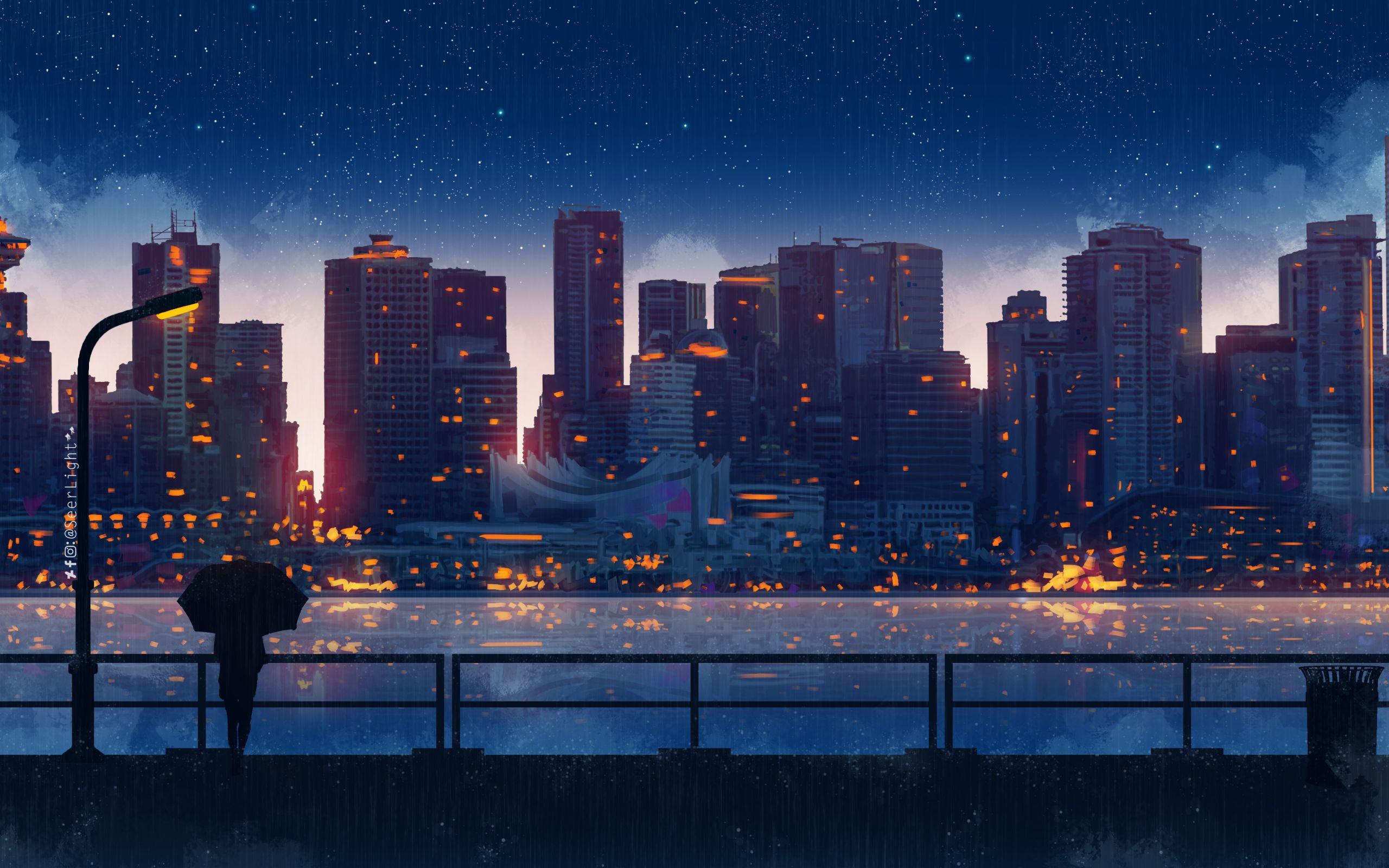 2560x1600 wallpaper a rain night .