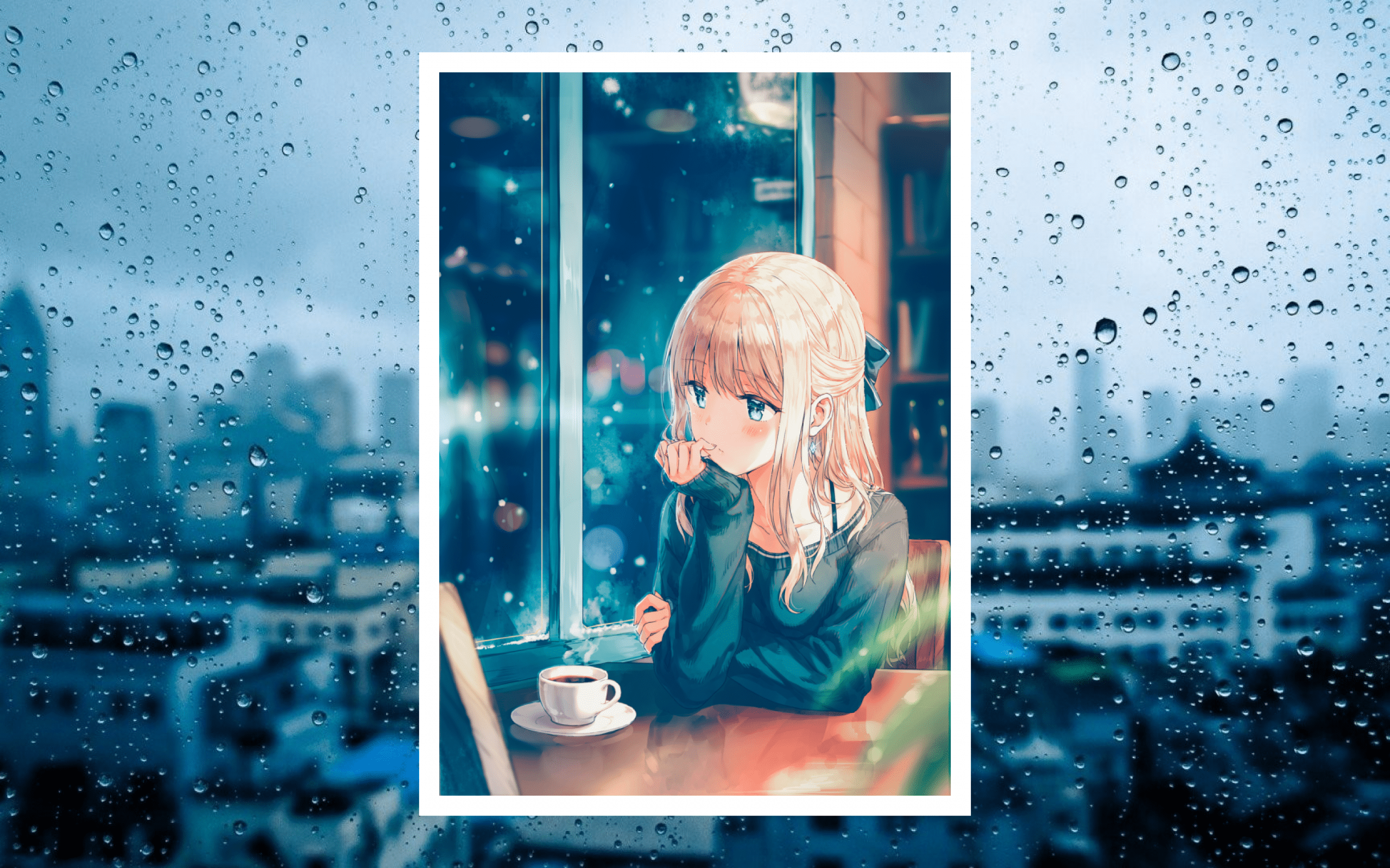 2560x1600 Download 2560x1600 Anime Girl, Window .