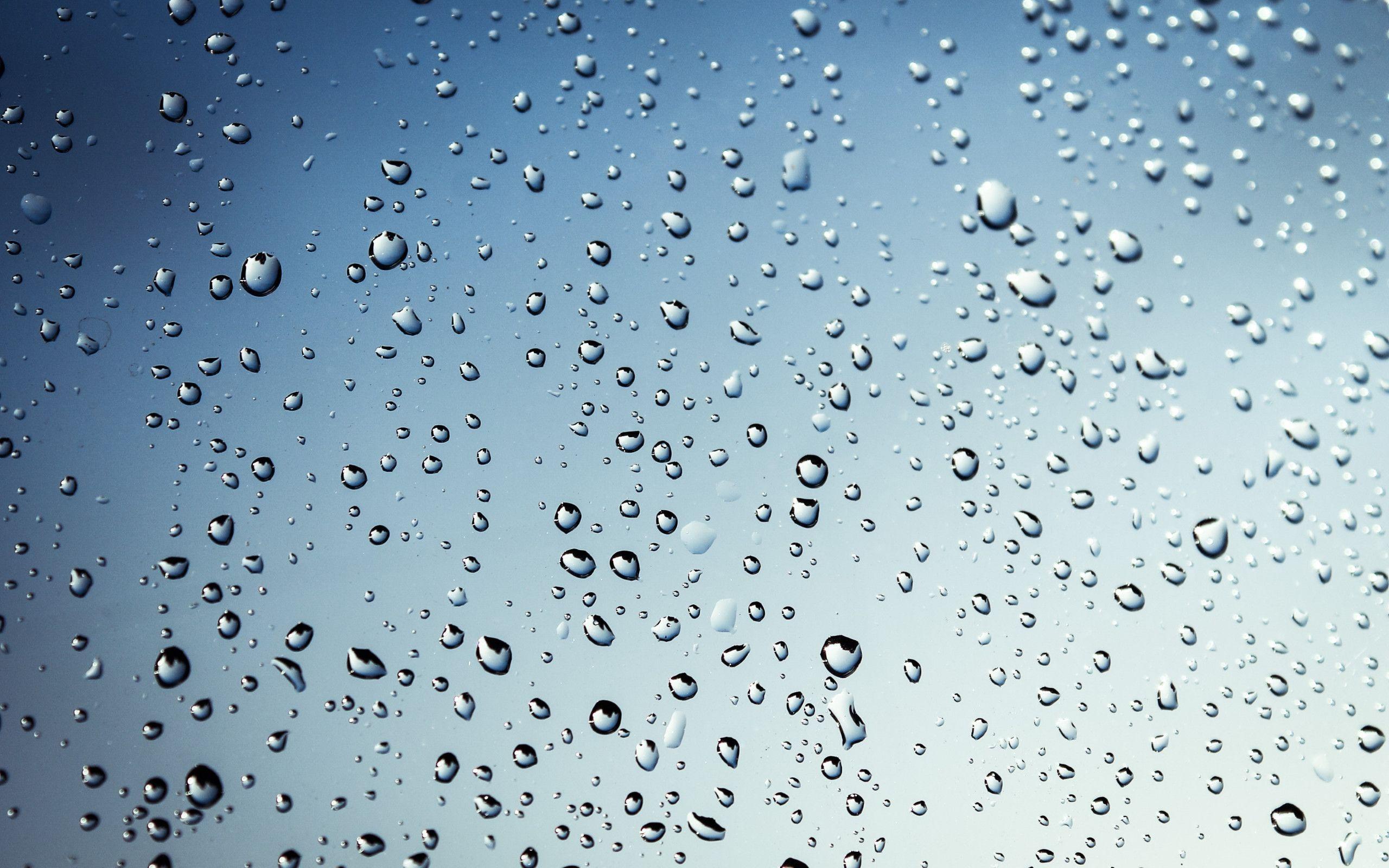 2560x1600 wallpaper: Rain drops on window