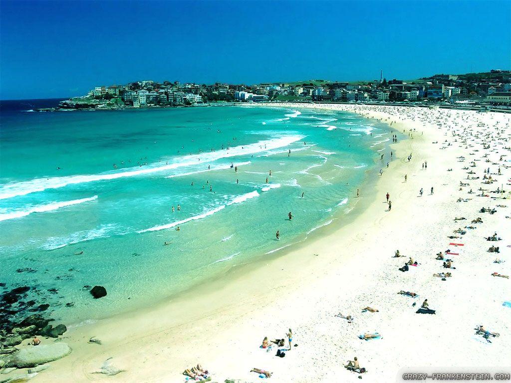 1024x768 people bondi beach sydney wallpaper .