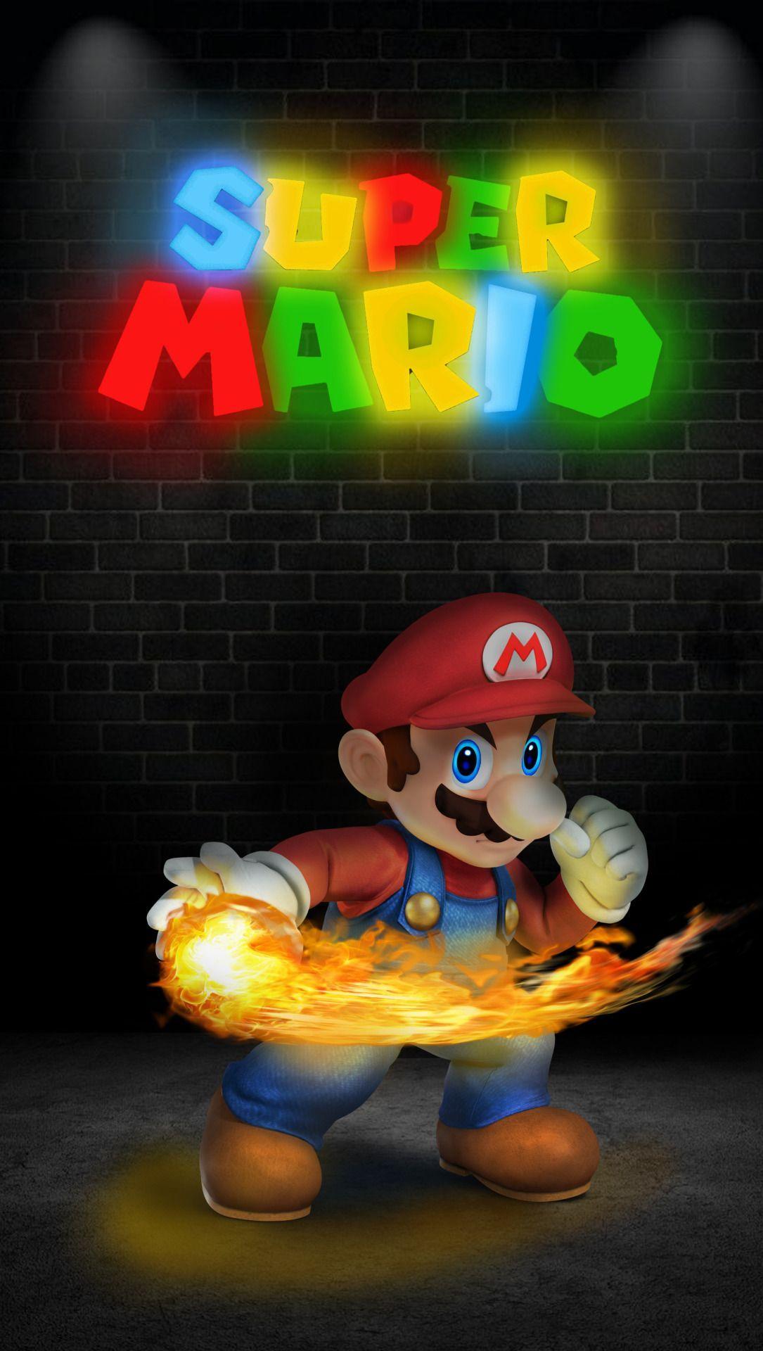 1085x1920 Super mario wallpaper