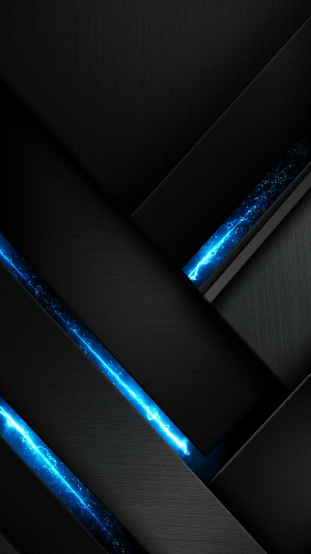 1080x1920 Abstract Black And Blue .
