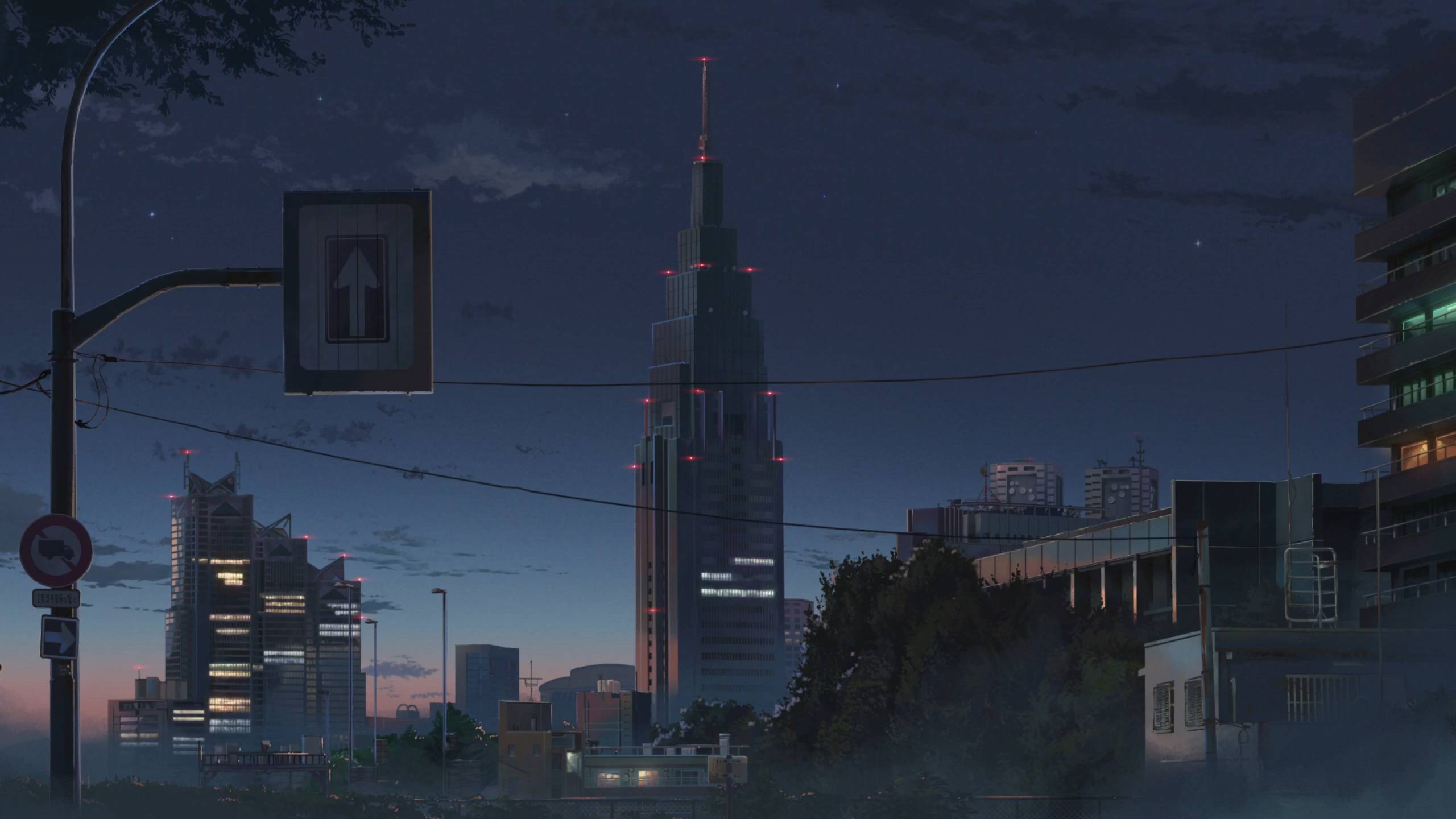 HD desktop wallpaper Anime City Building Cat Sunrise Cityscape  Original download free picture 976811