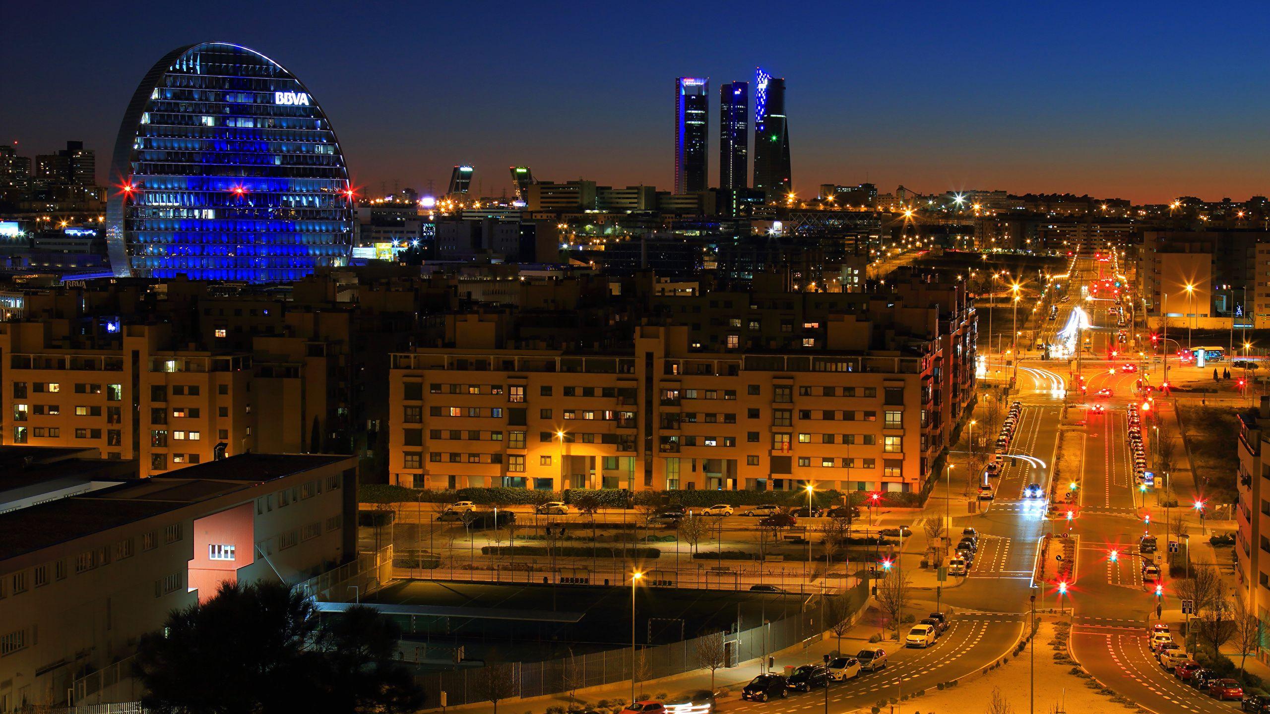 2560x1440 Desktop Wallpaper Madrid Spain Roads .