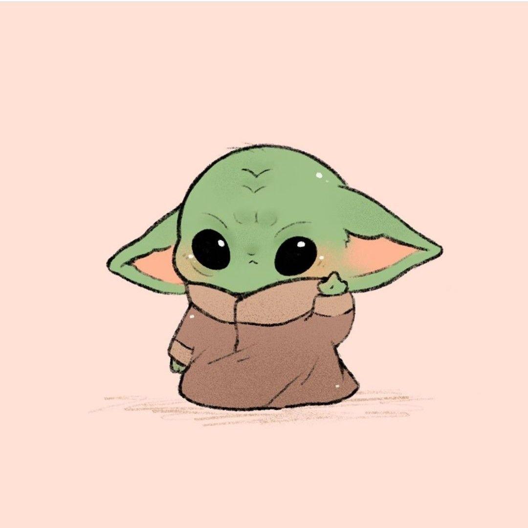 Baby Yoda Cartoon Wallpapers Top Free Baby Yoda Cartoon Backgrounds Wallpaperaccess