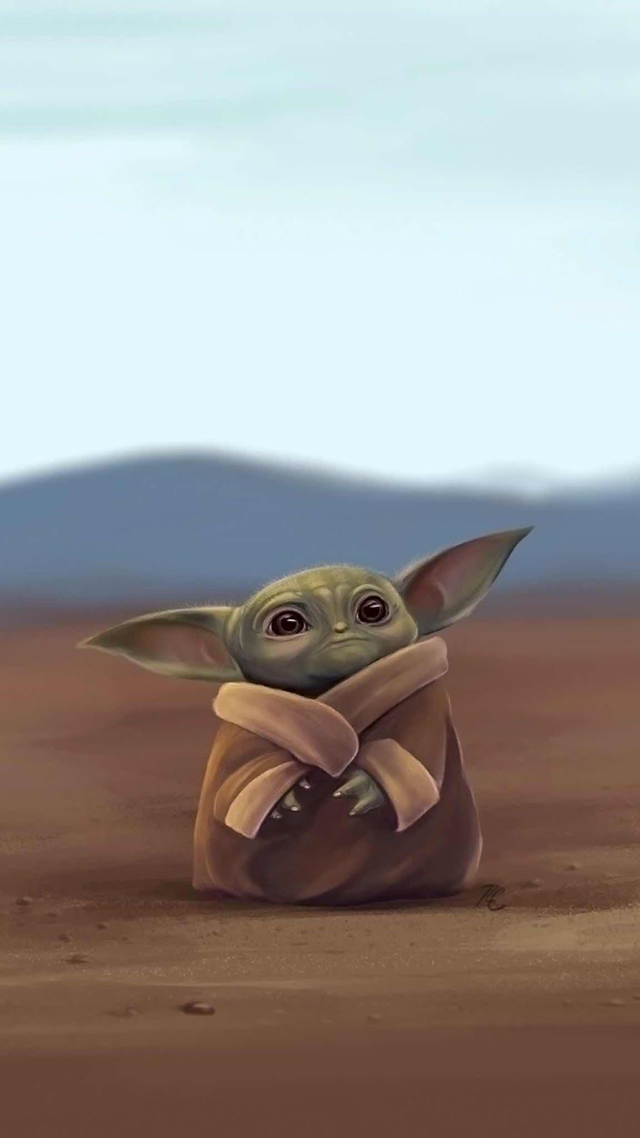 Baby Yoda Cartoon Wallpapers Top Free Baby Yoda Cartoon Backgrounds Wallpaperaccess