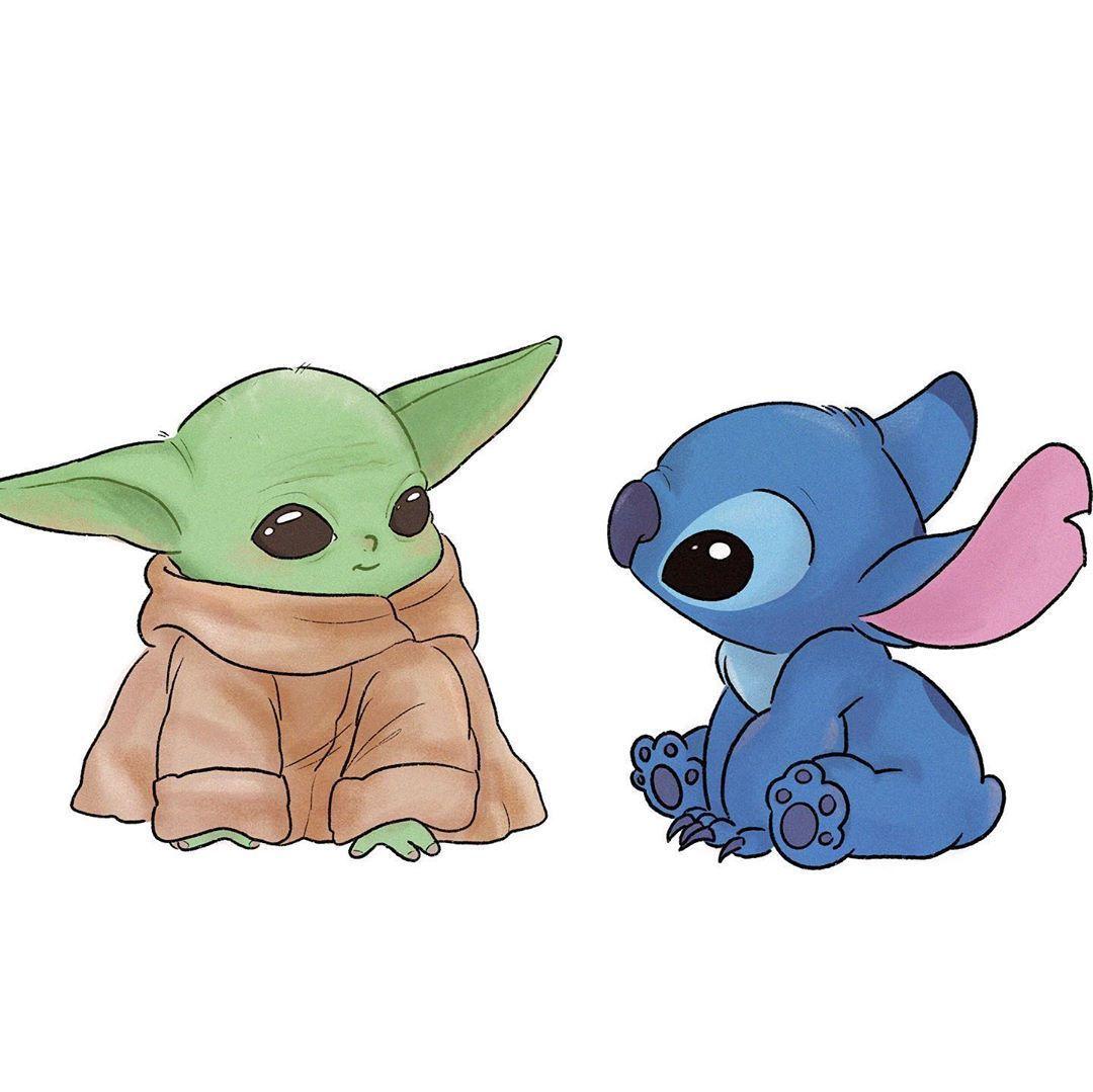 Baby Yoda Cartoon Wallpapers Top Free Baby Yoda Cartoon Backgrounds Wallpaperaccess