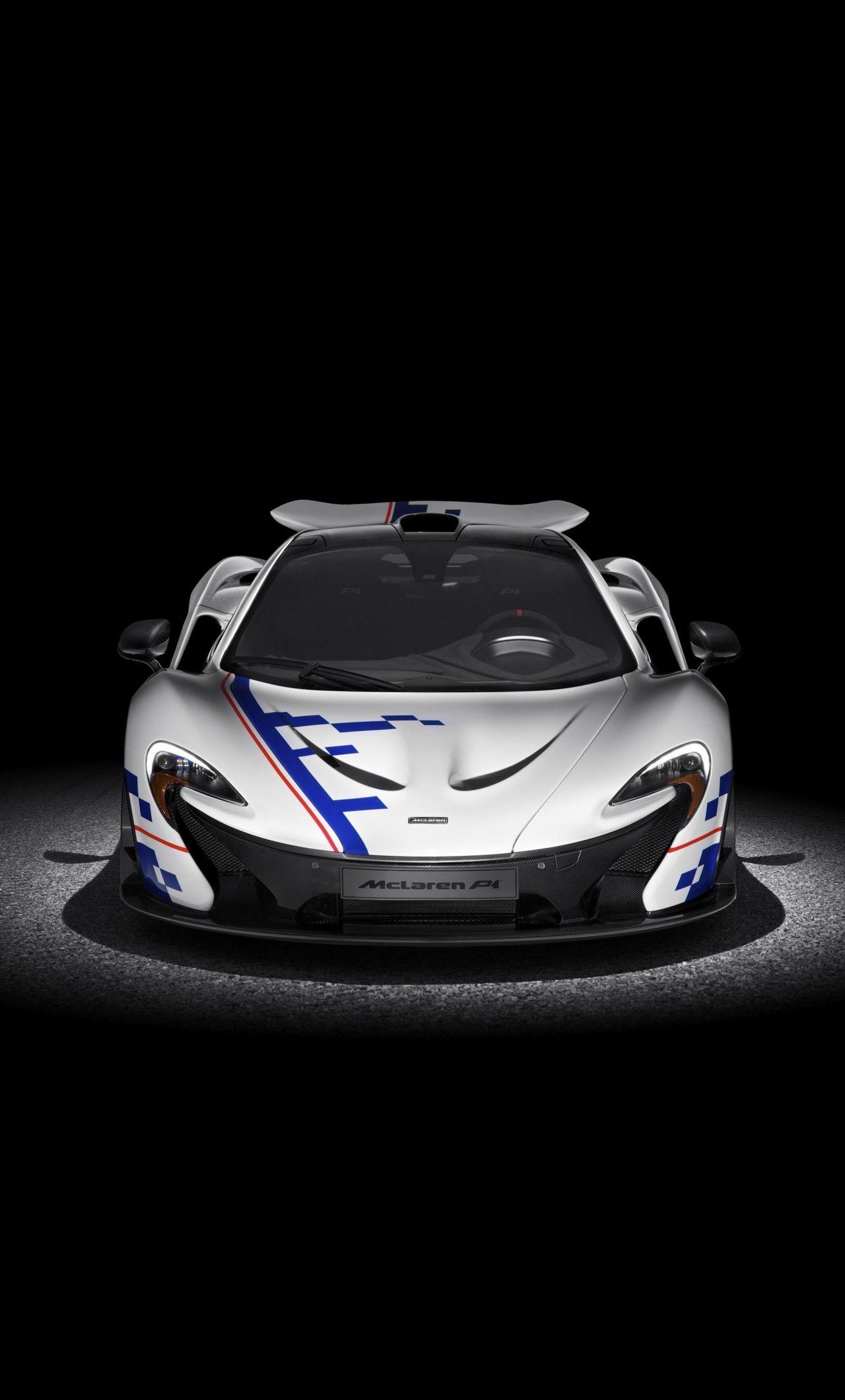 1280x2120 white mclaren p sports car, iphone .