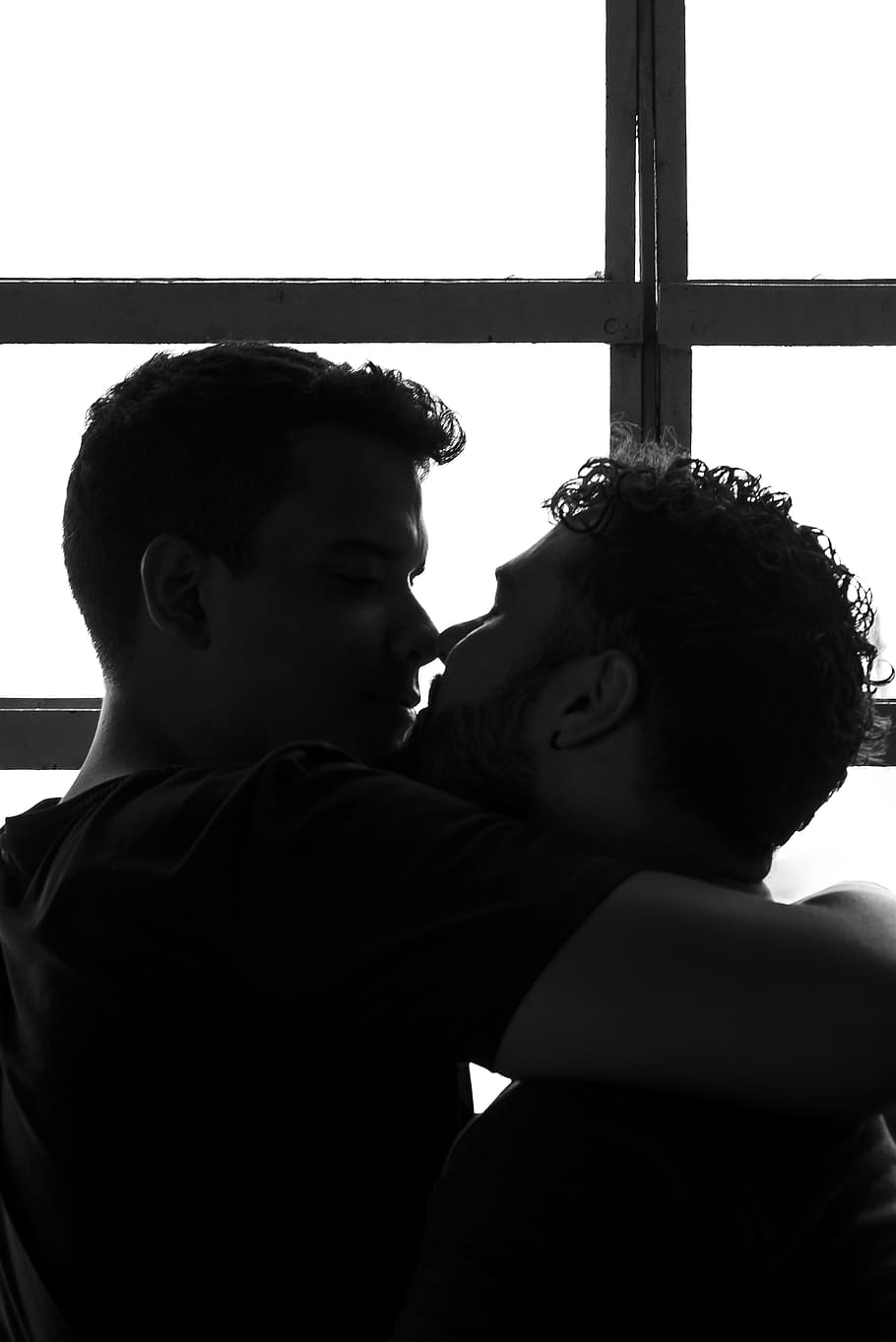 910x1363 Grayscale Of Men, Adult, Black And .