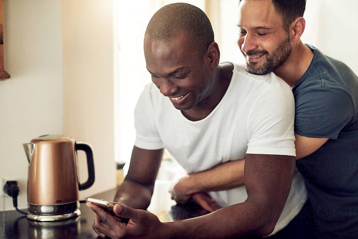 1200x802 Black and white smiling gay