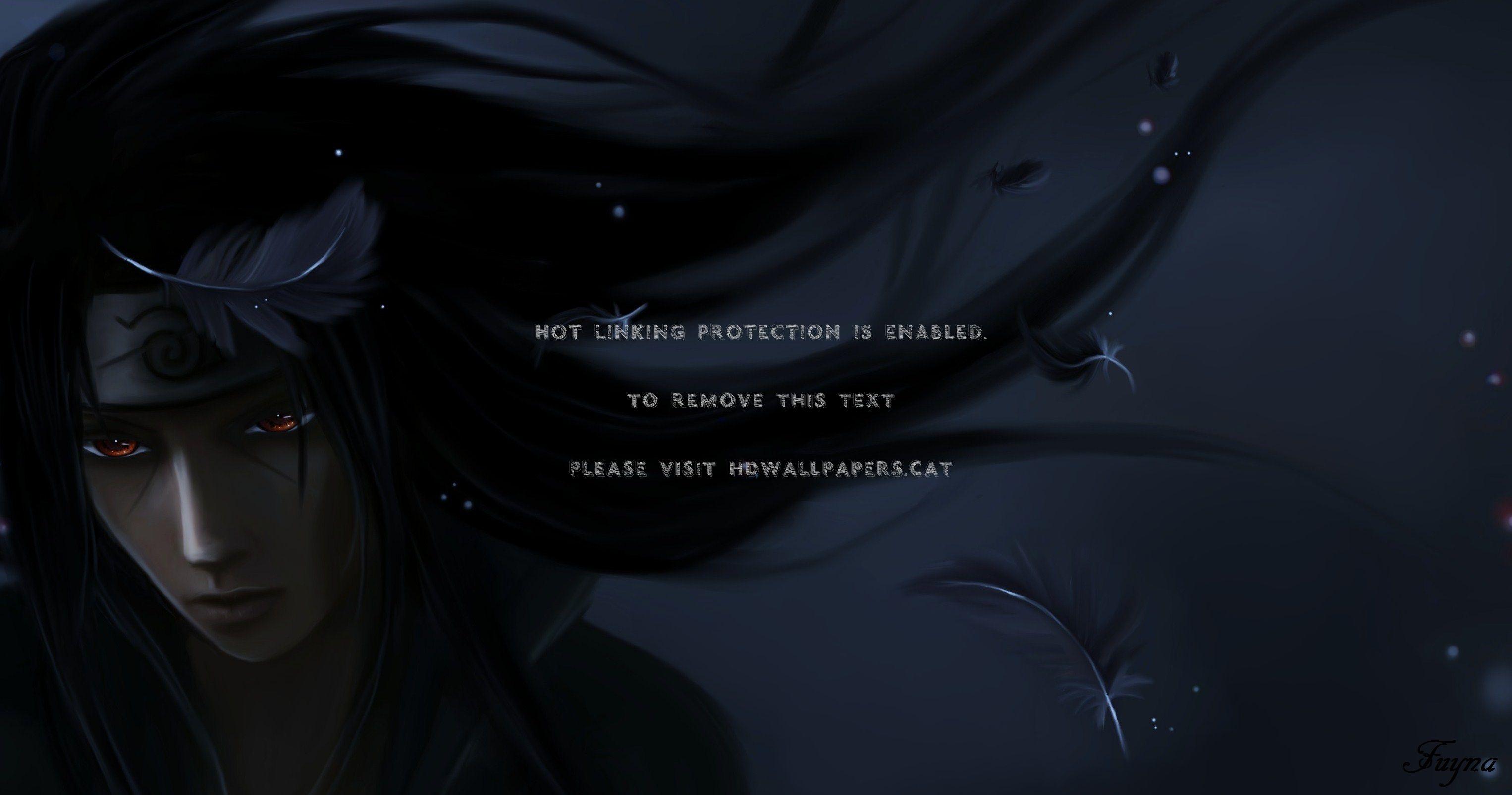3052x1606 uchiha itachi sharigan dark anime narutohdwallpaper.cat