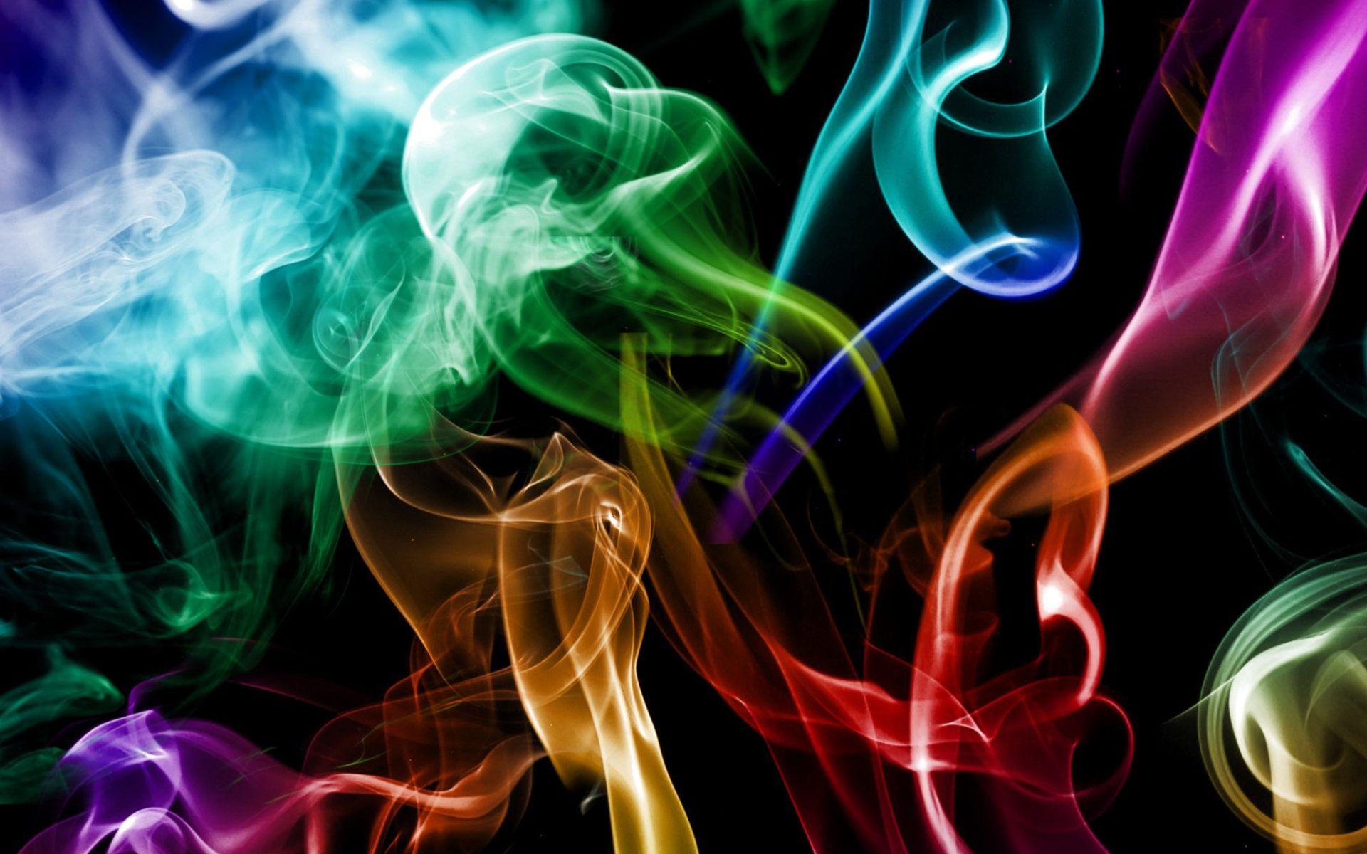 1920x1200 Color Smoke Blue Red Green Purple .