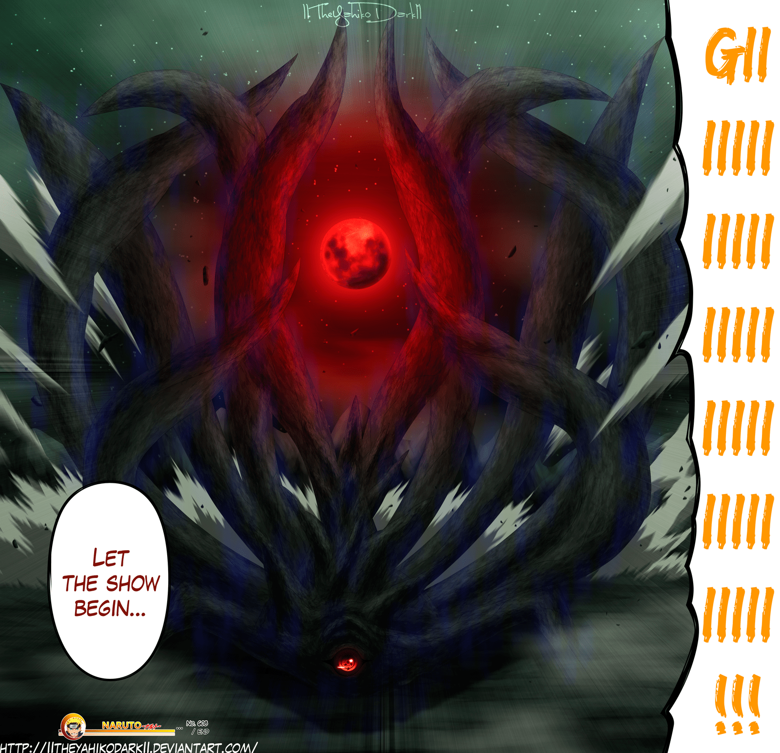 1600x1544 Naruto 11 Tailed Beast