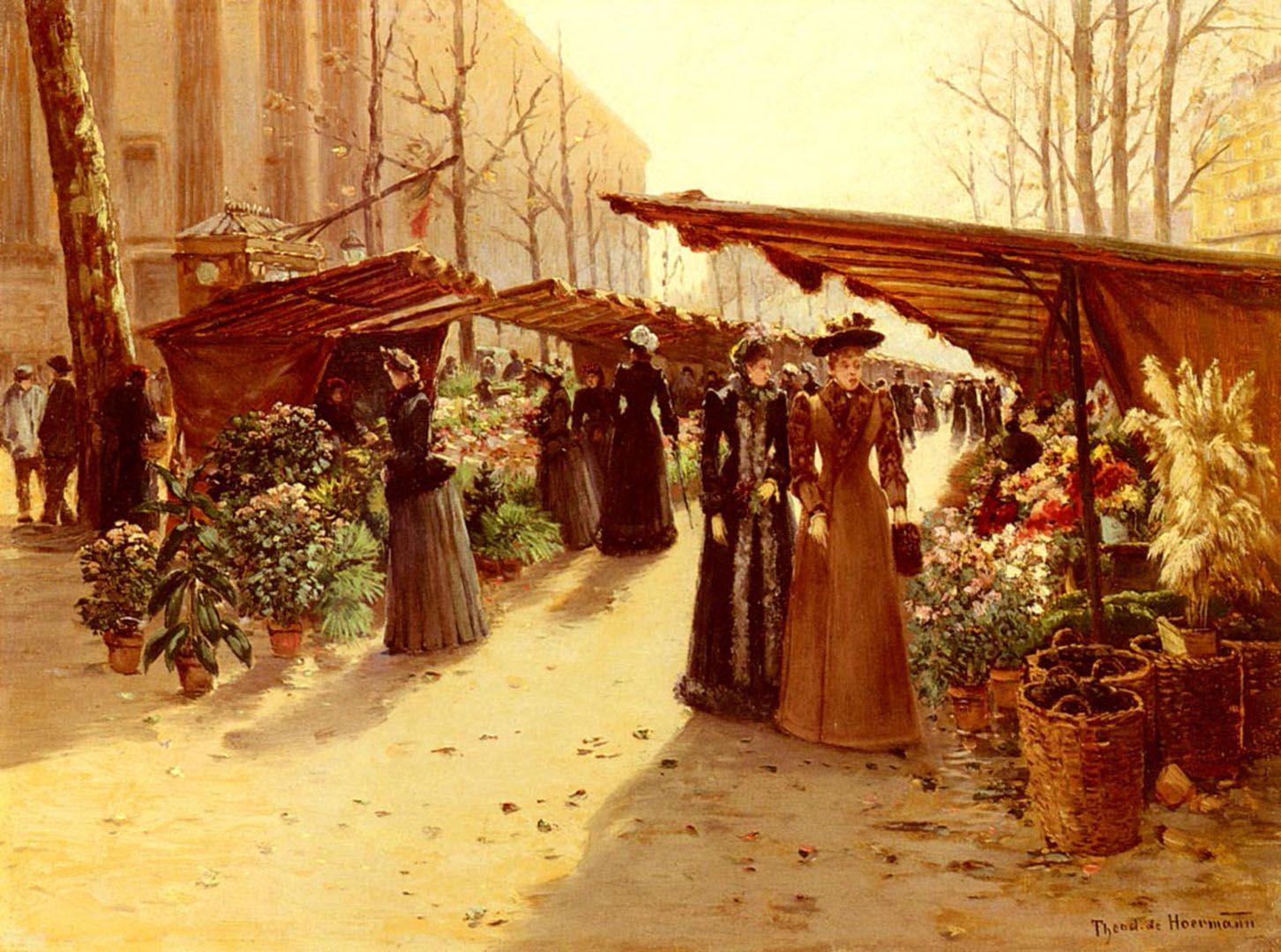 1452x1080 Flower Market At La Madeleine With .ayay.co.uk