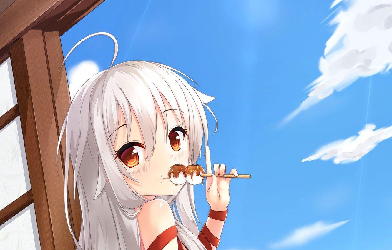 1332x850 Wallpaper kawaii, girl, asian, cute, japanese, oriental, asiatic, sugoi, deredere, subarashii, bishojo, moe, light novel, dango, Urara Meirochou, anaime image for desktop, section сёдзё