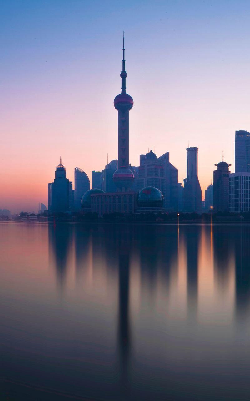 800x1280 Shanghai, China. China city .com