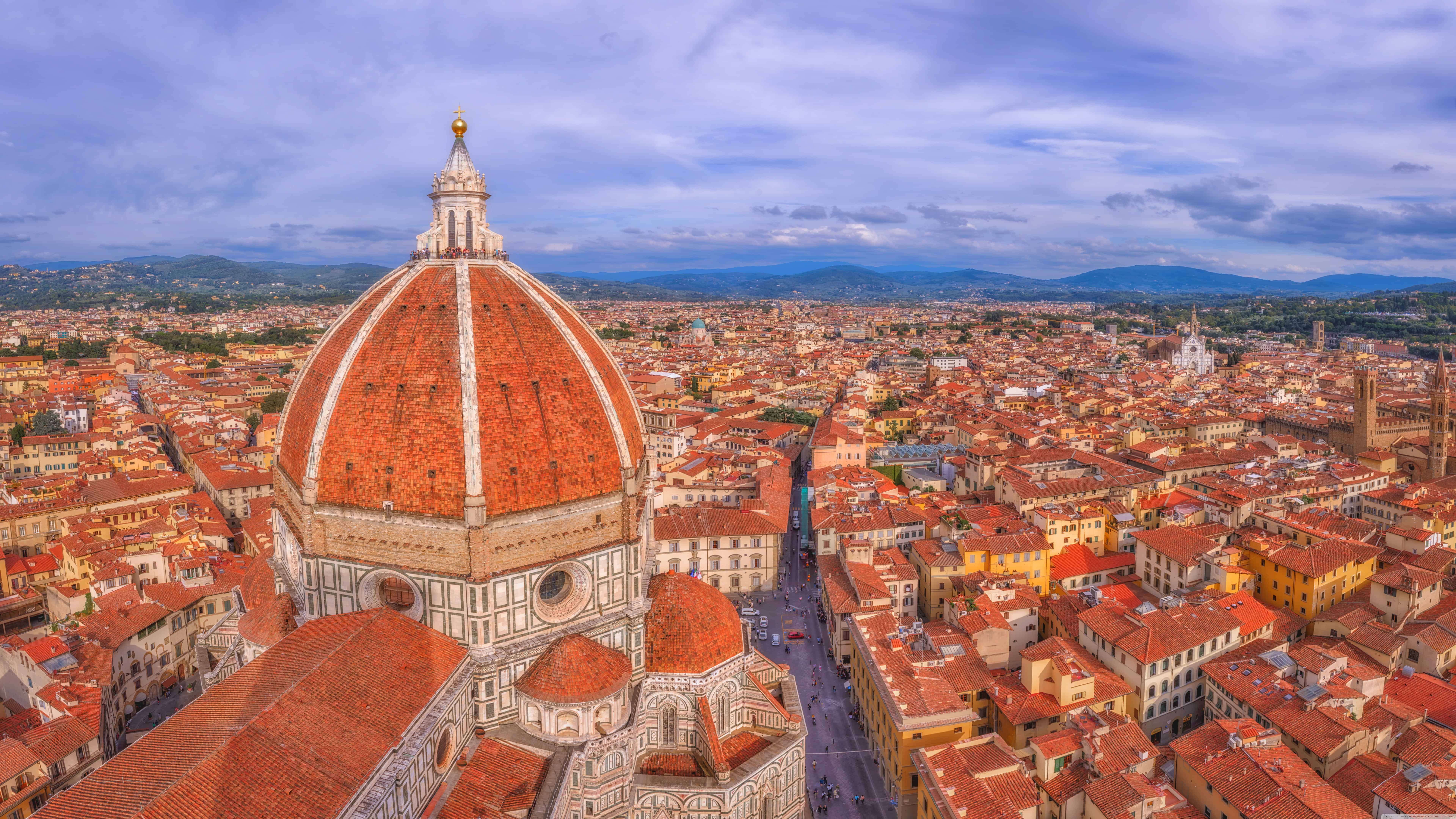 7680x4320 Florence Cathedral Italy UHD 8K .