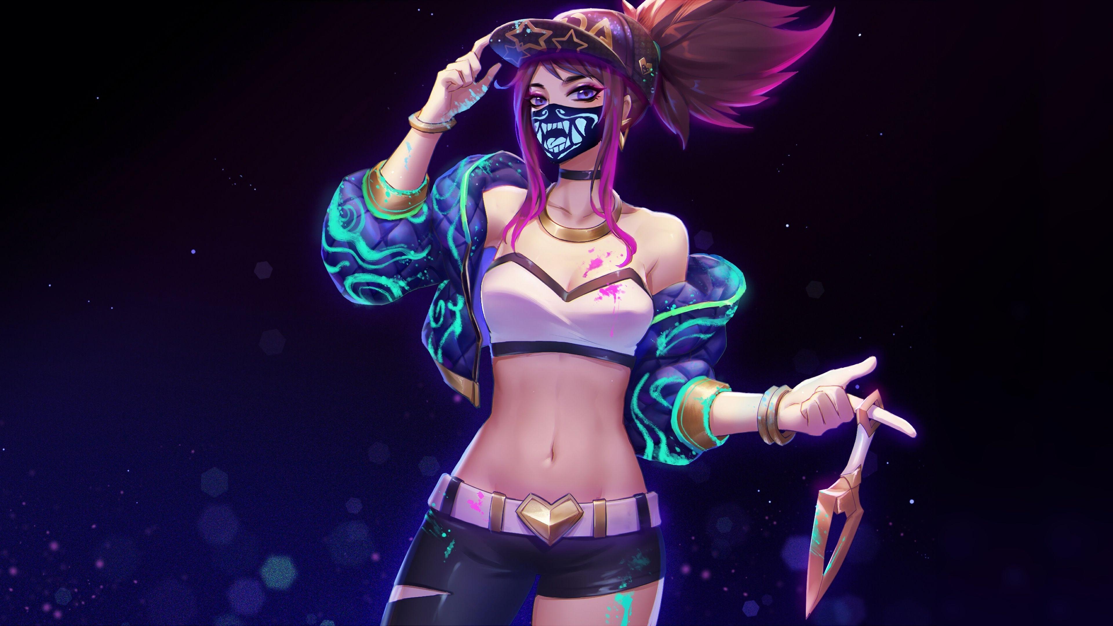 3840x2160 Download 3840x2160 wallpaper hot, akali .